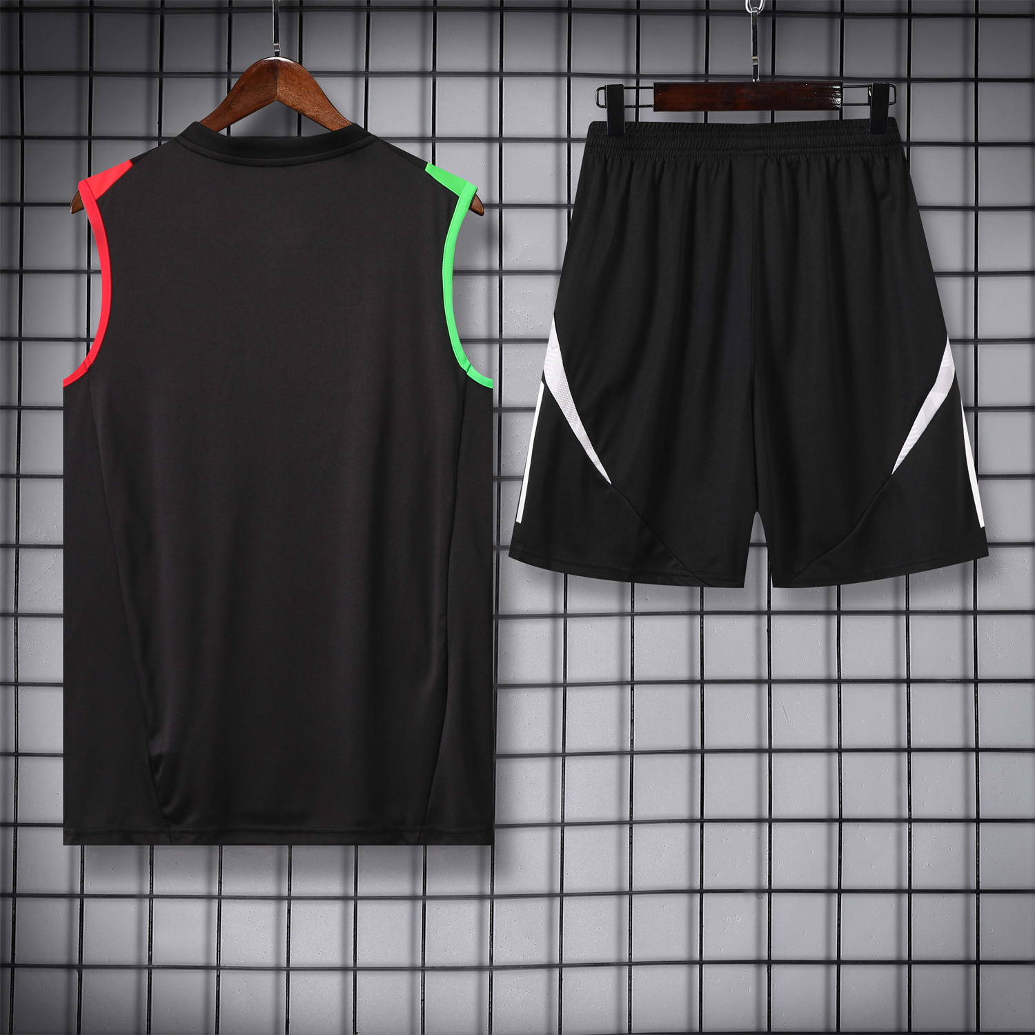 Arsenal 24-25 Vest Training Set - Black - ReplicasJersey