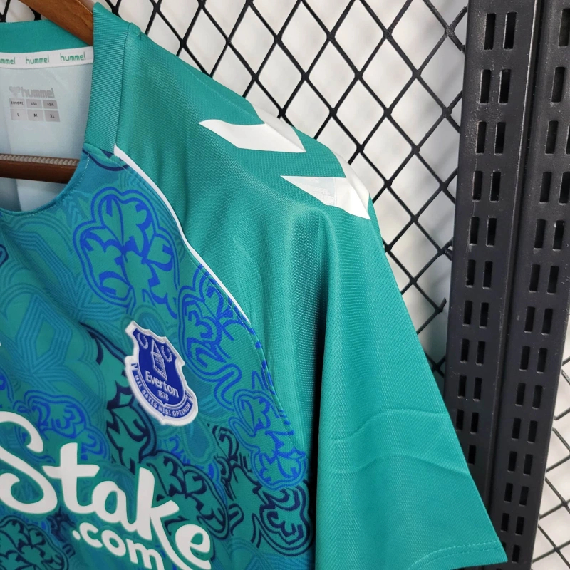 Everton 24-25 Shamrock Pre-match Jersey - Fans Version - ReplicasJersey