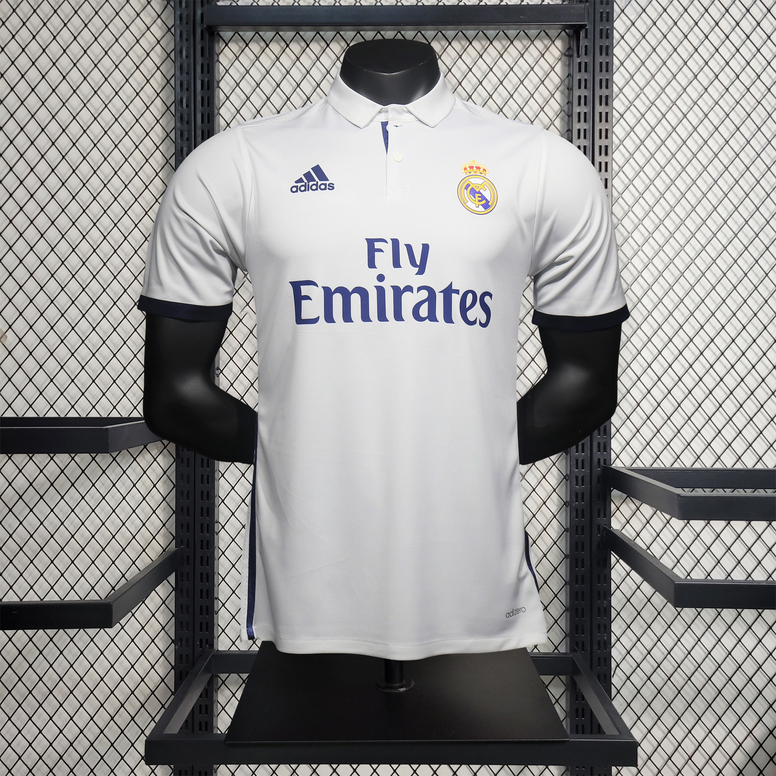 Retro Real Madrid 16-17 Home Jersey - Player Version - ReplicasJersey