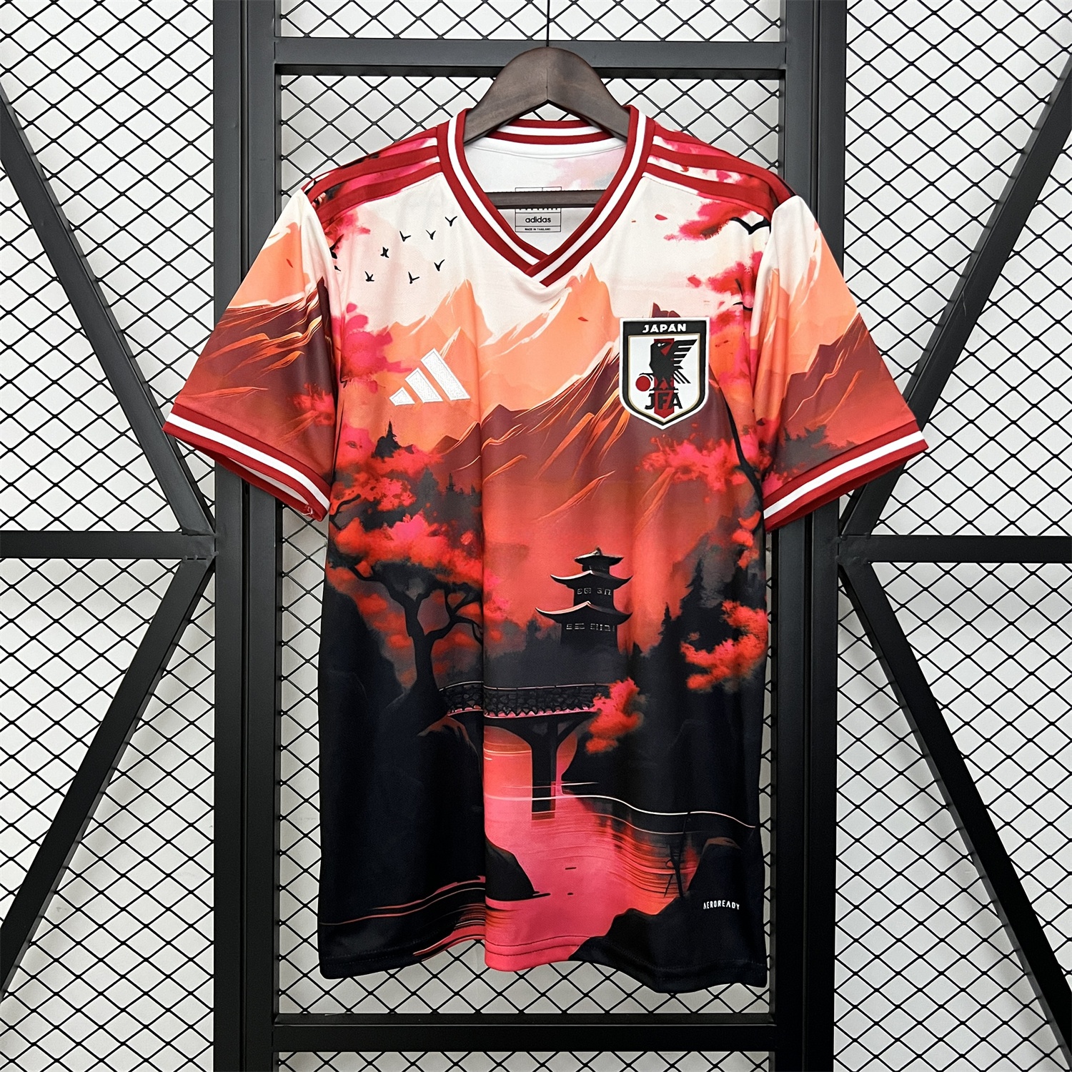 Japan 2024 Cherry Blossoms under Mount Fuji Jersey - Fans Version - ReplicasJersey