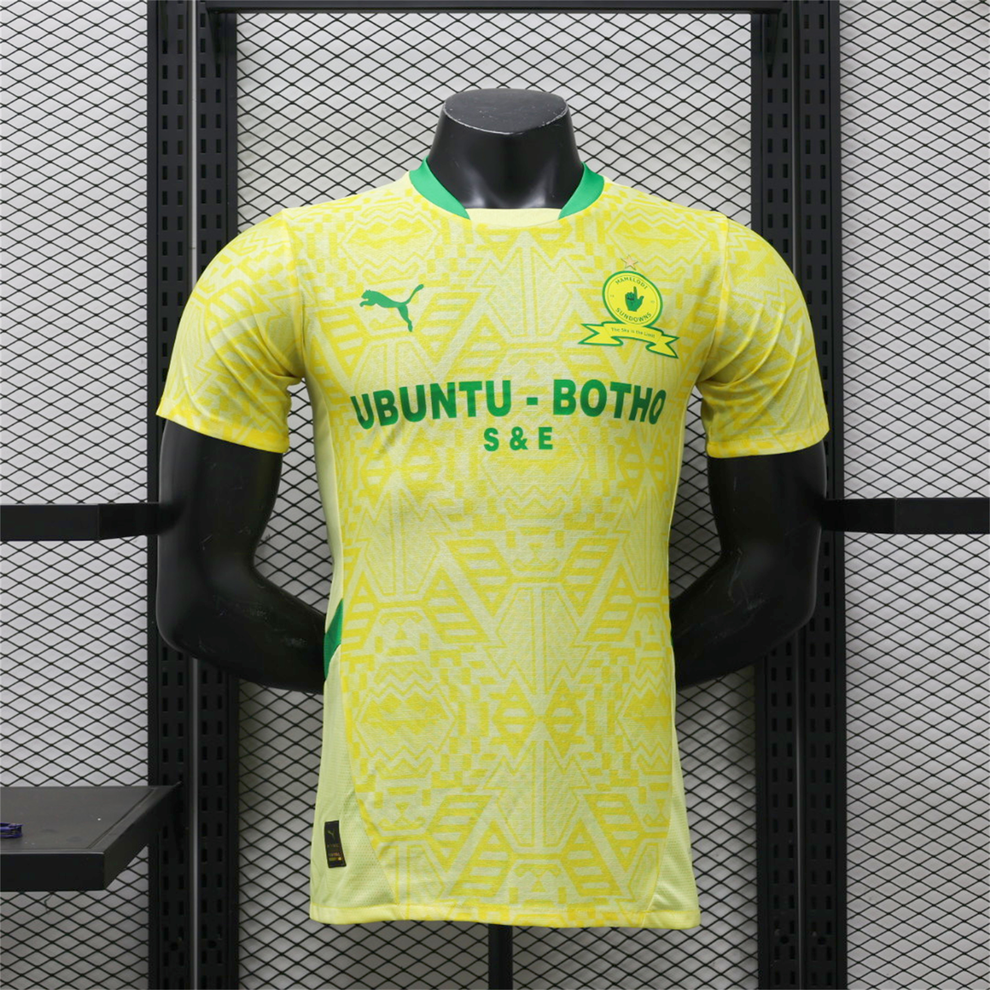 Mamelodi Sundowns 24-25 Home Stadium Jersey - Player Version - ReplicasJersey