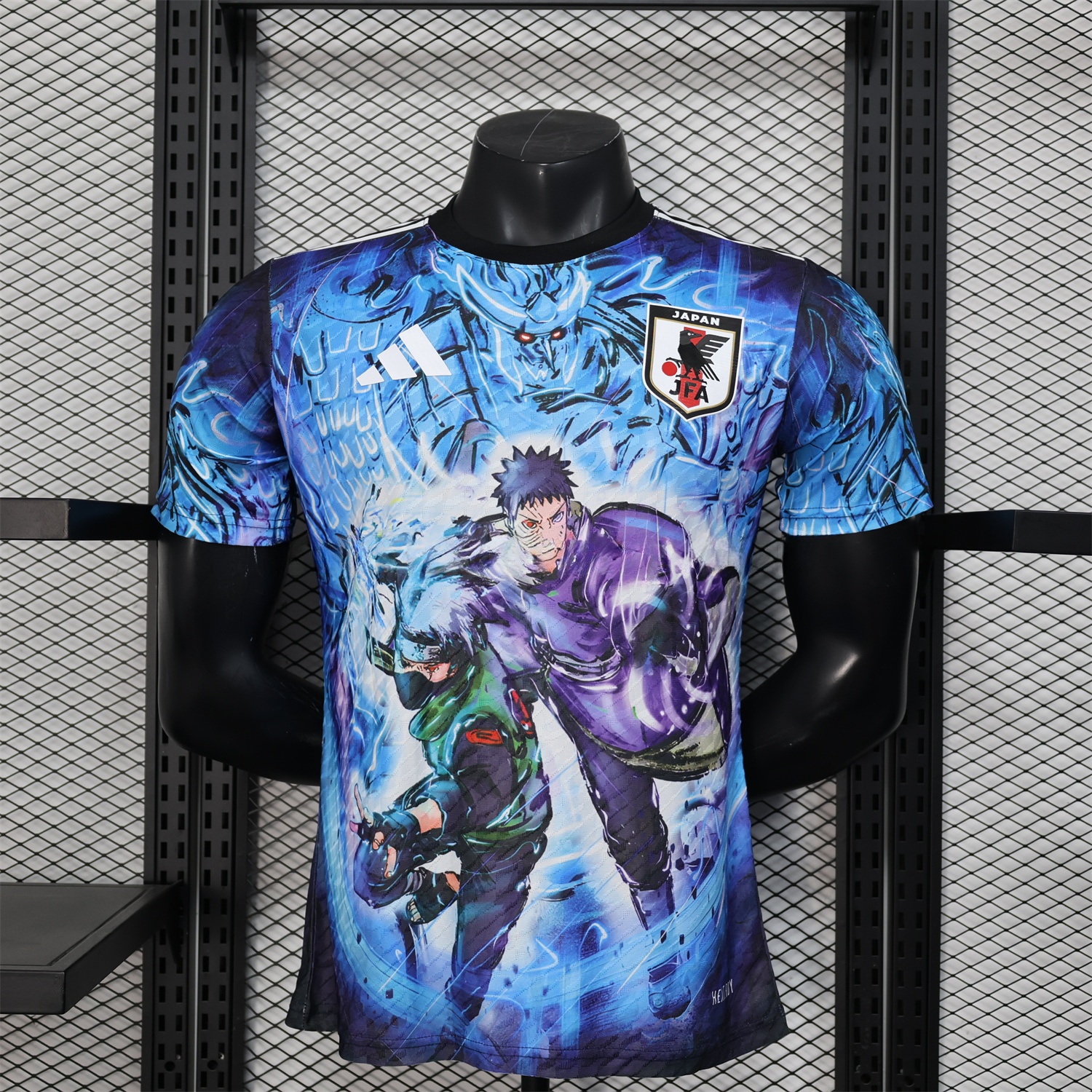 Japan 25-26 Kakashi and Obito Blue Special Jersey - Player Version - ReplicasJersey