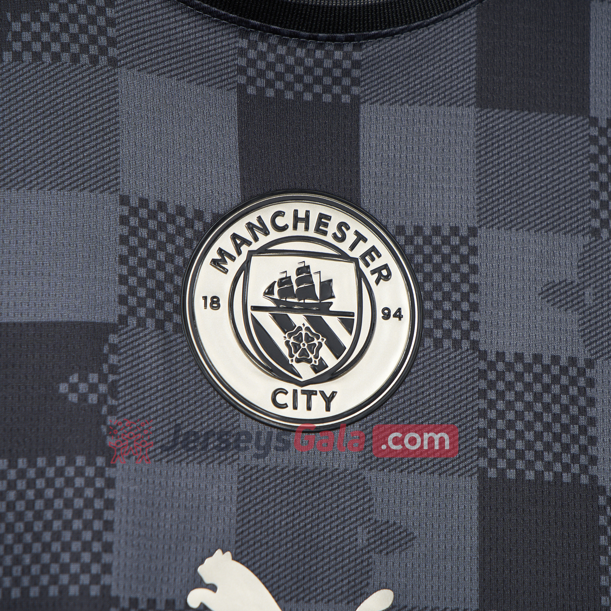 Manchester City 24-25 Black 130th Anniversary Jersey - Fans Version - ReplicasJersey