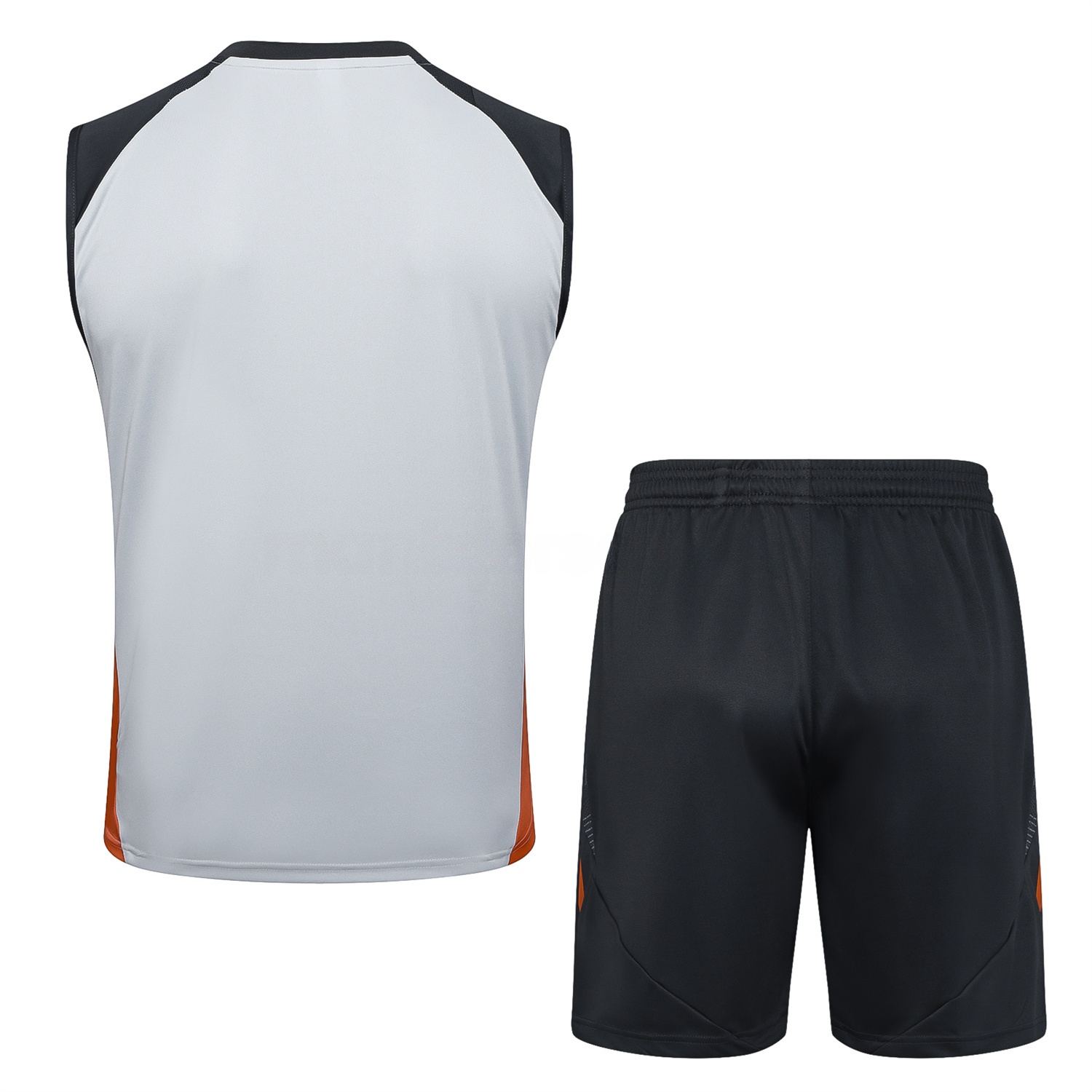 Benfica 25-26 Vest Training Set - Grey Vest and Deep Grey Shorts - ReplicasJersey