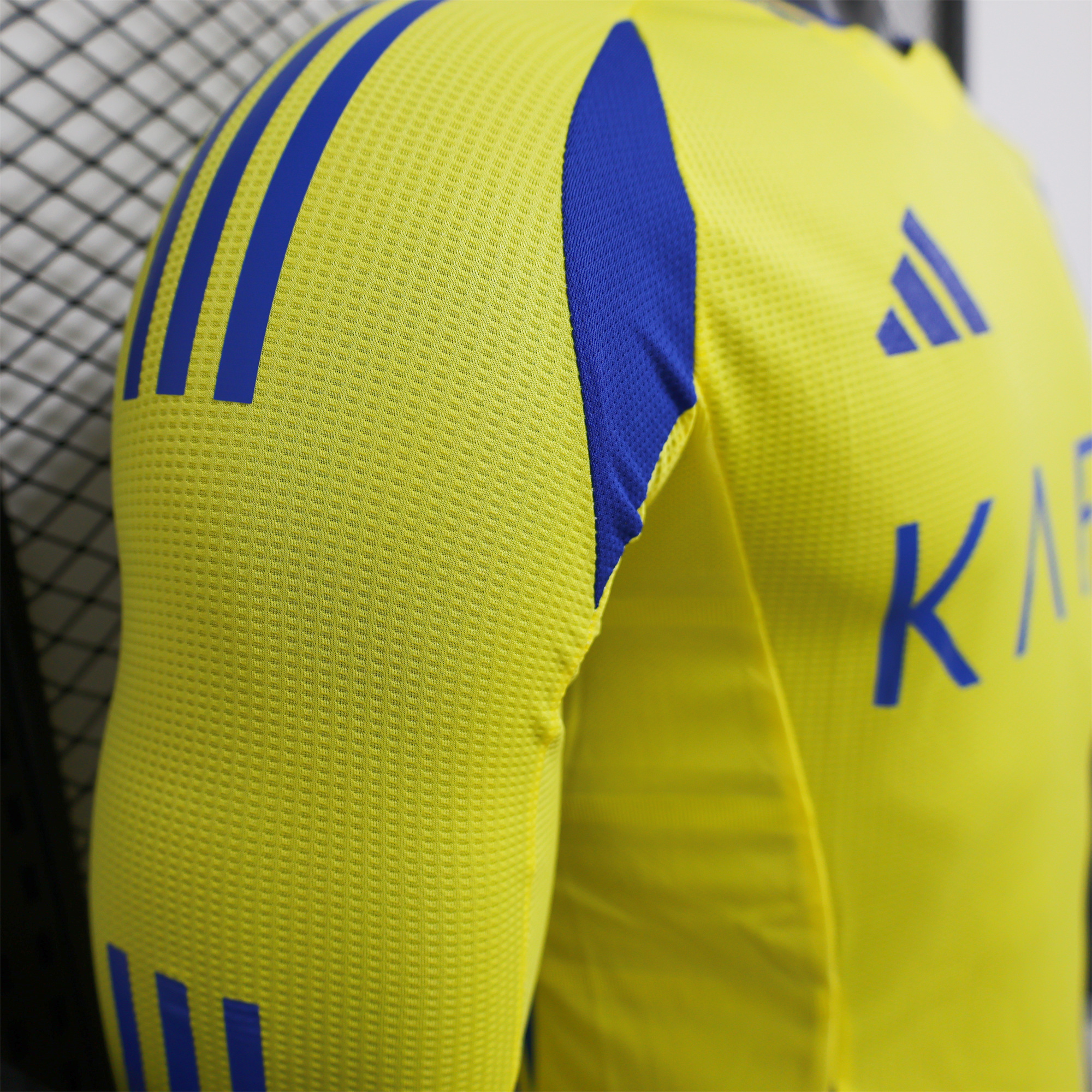 Al Nassr Riyadh Victory 24-25 Home Long Sleeve Jersey - Player Version - ReplicasJersey