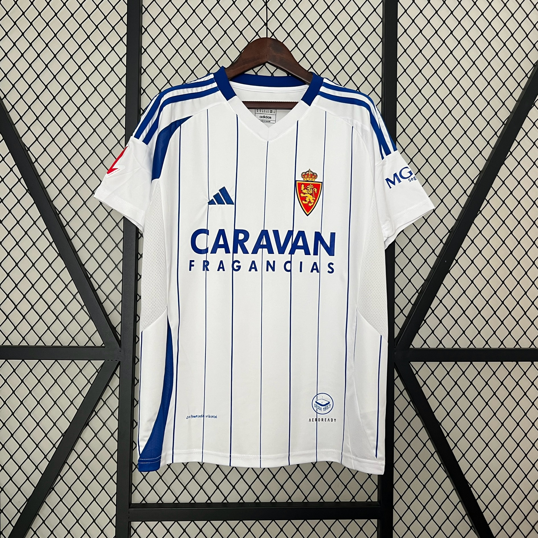 Zaragoza 24-25 Home Stadium Jersey - Fans Version - ReplicasJersey