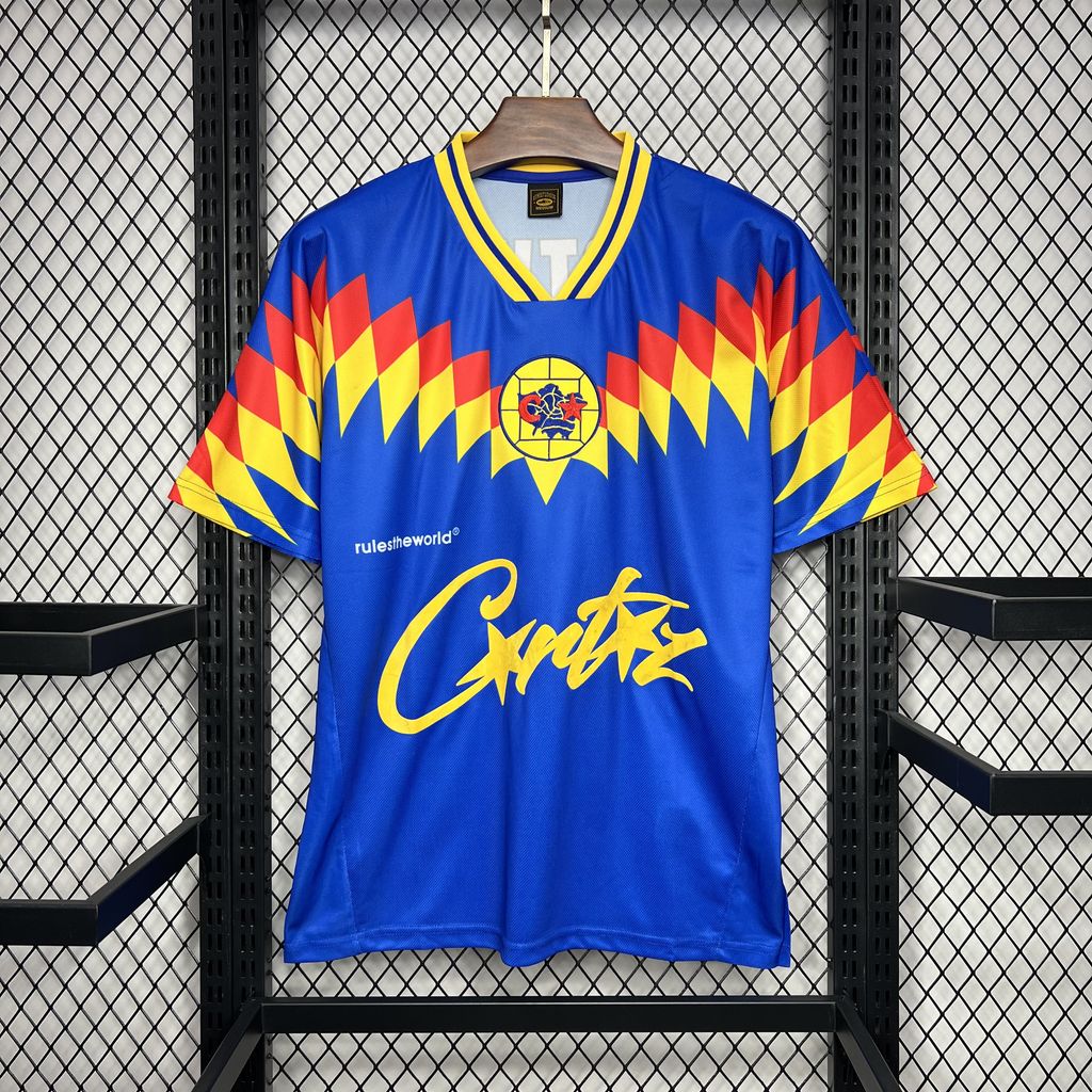Corteiz x Retro Club América 1995-96 Away Jersey - with RTW 18 print - ReplicasJersey