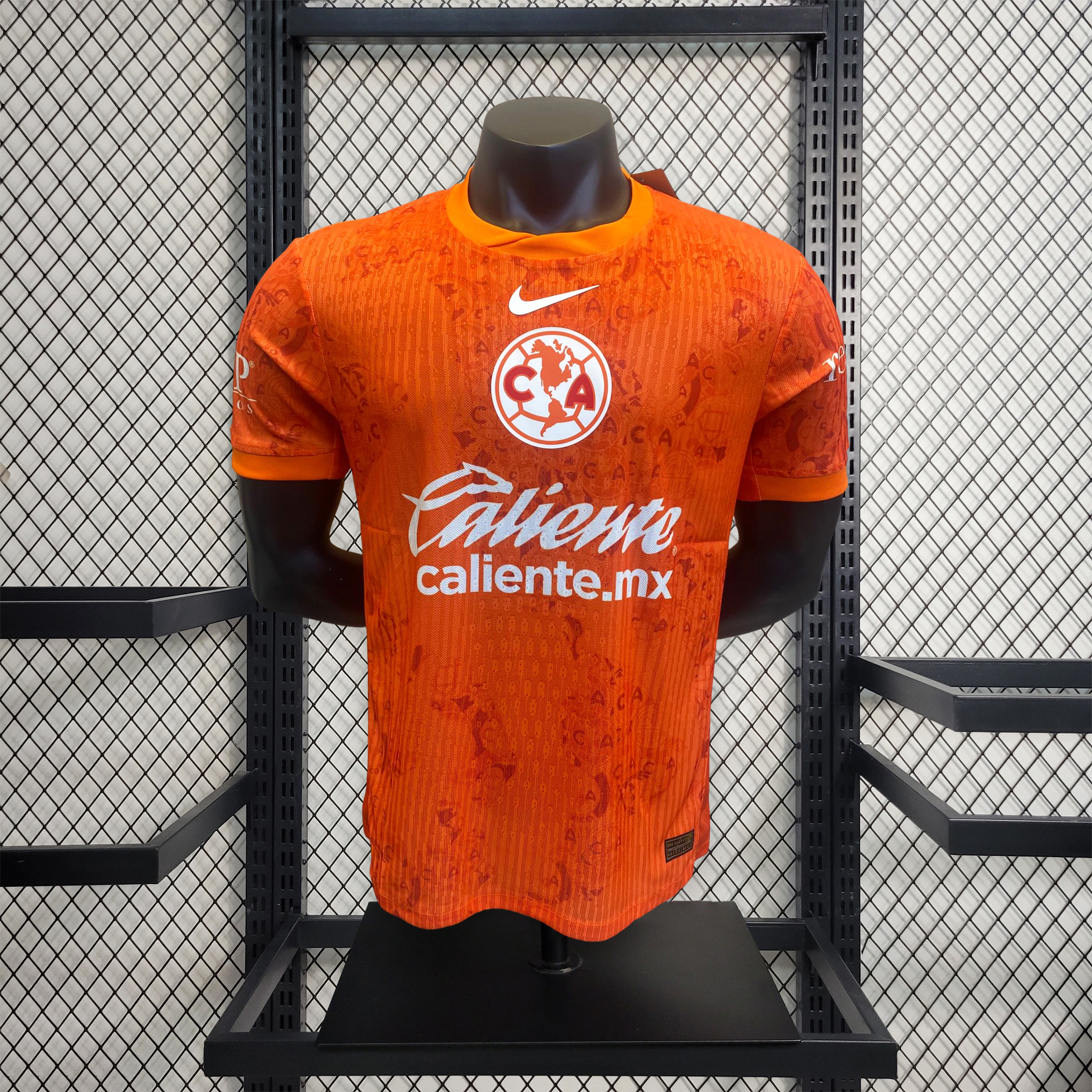 Club América 24-25 Orange Goalkeeper Jersey - Player Version - ReplicasJersey