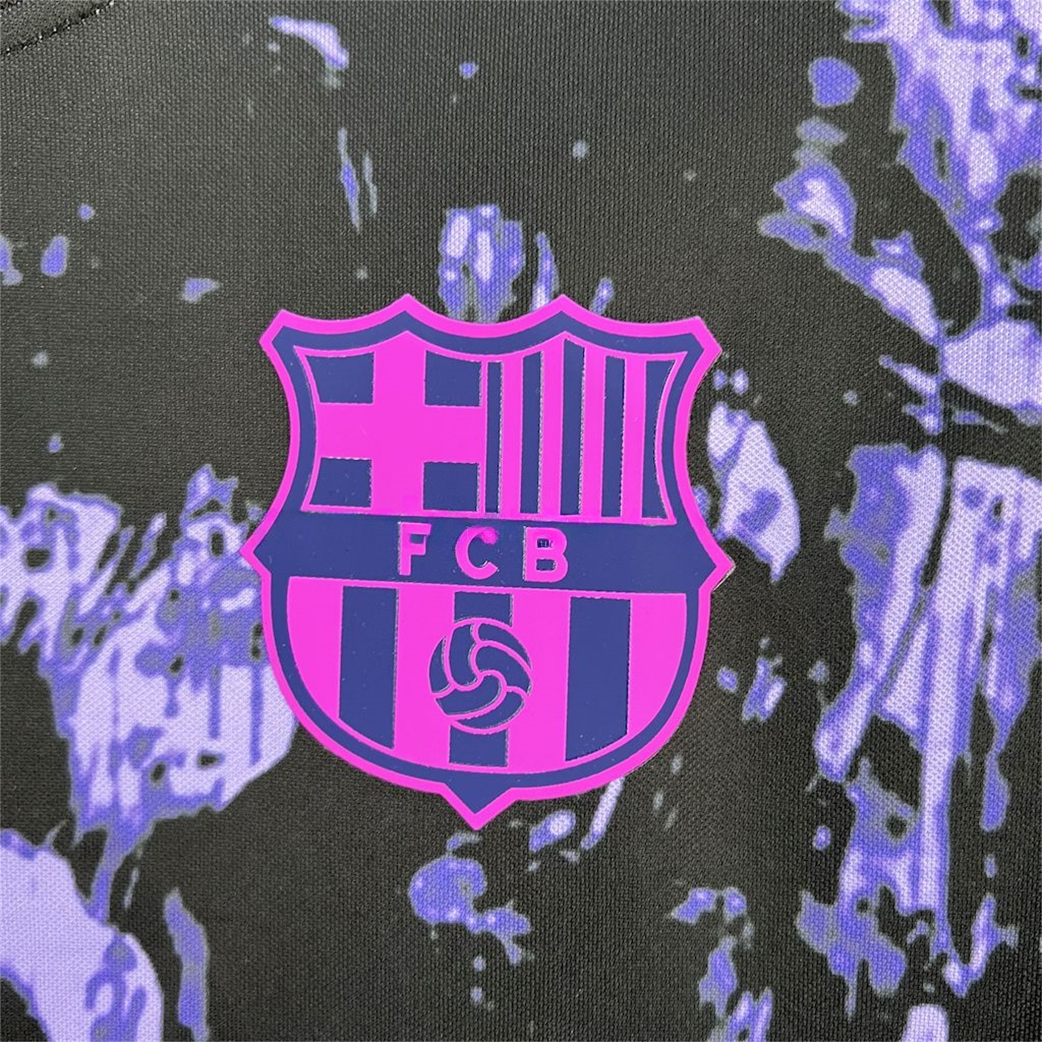 B.A.R.S.A 25-26 Purple Rock Pattern Jersey - Fans Version - ReplicasJersey