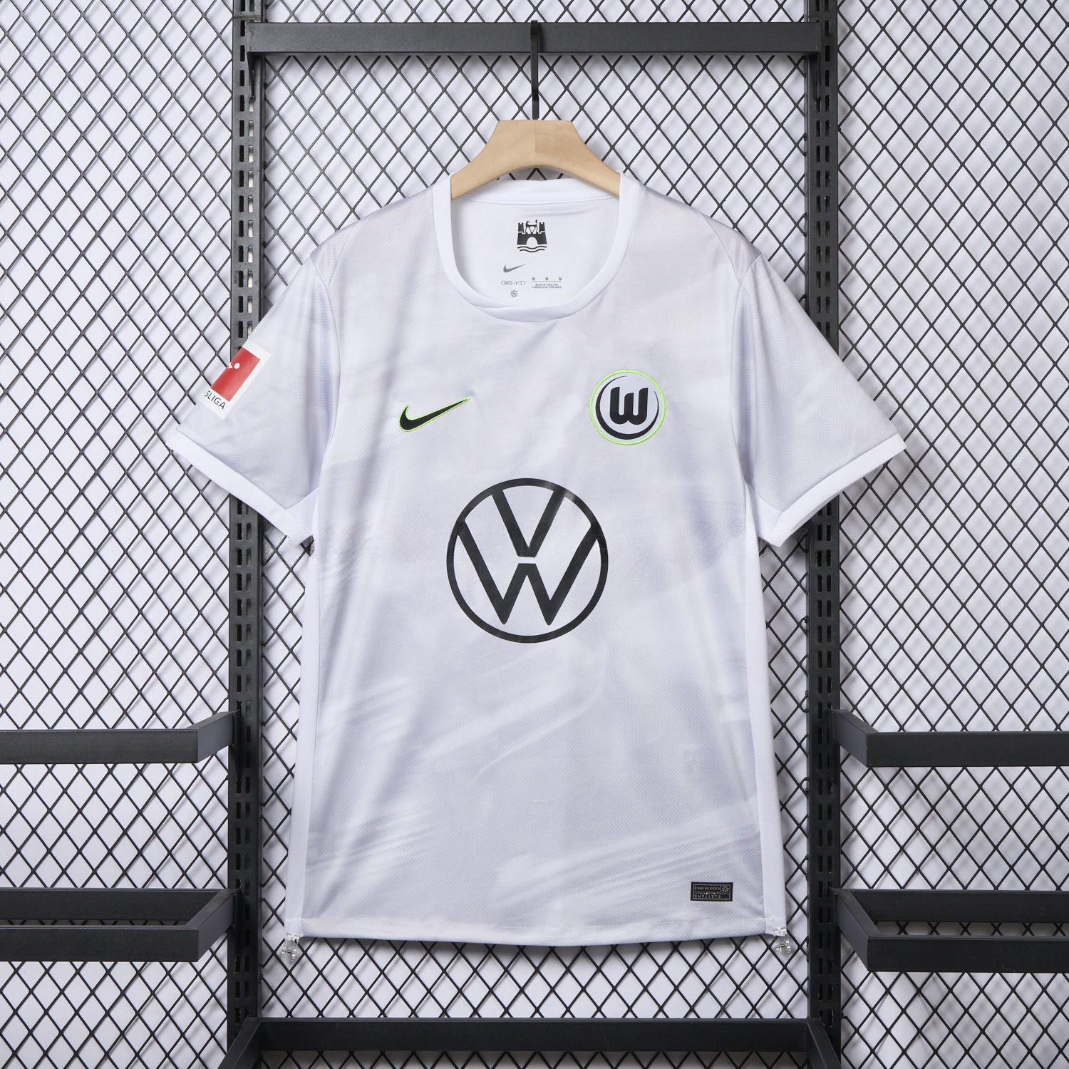 Wolfsburg 25-26 Away Grey Jersey With Sponsor - Fans Version - ReplicasJersey