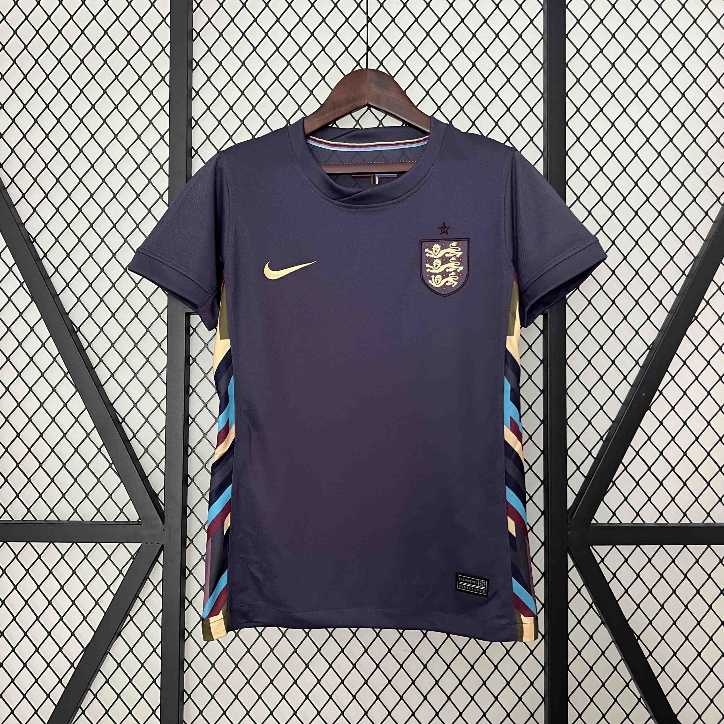 Women's England 2024 Away Stadium Jersey - ReplicasJersey