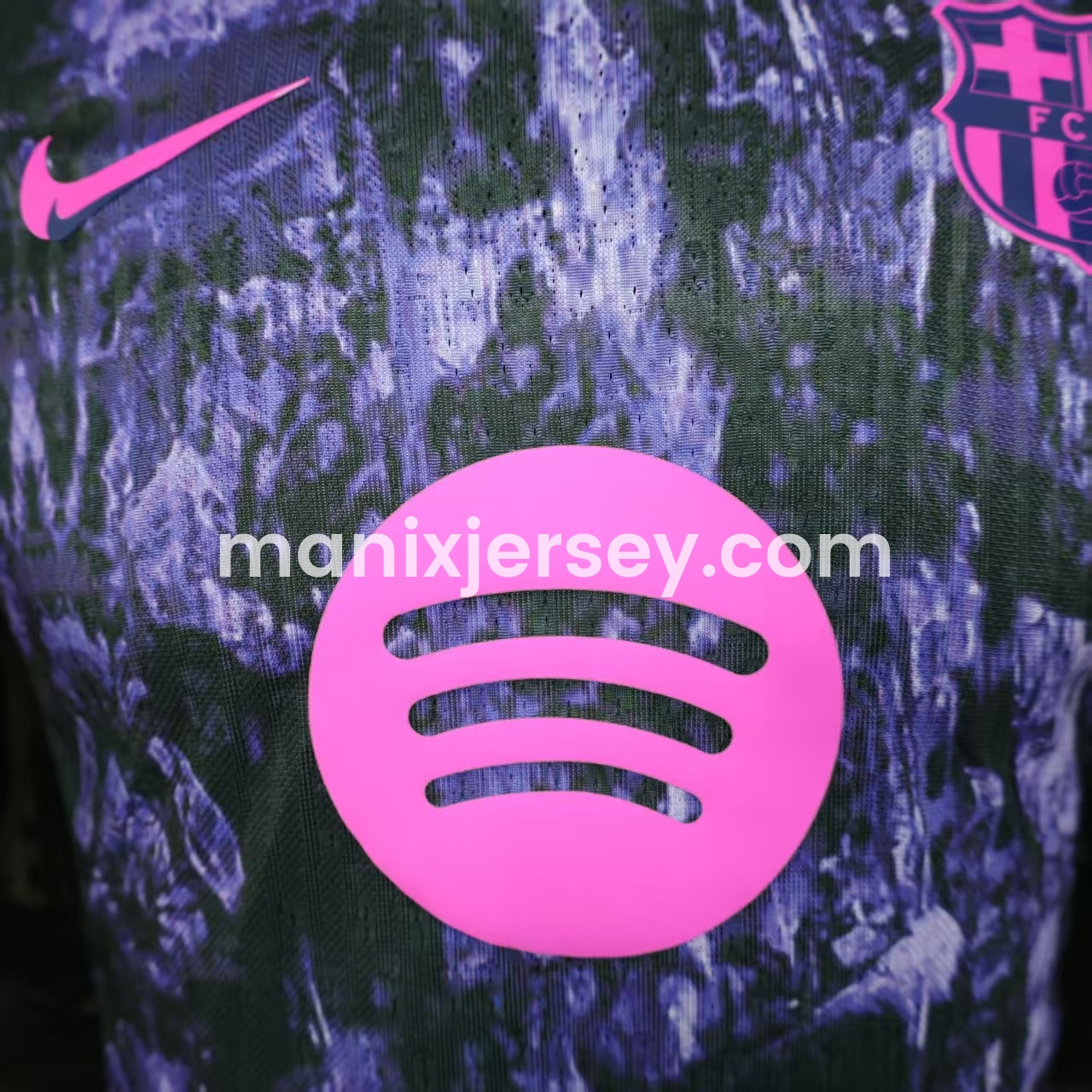 B.A.R.S.A 25-26 Purple Rock Pattern Jersey - Player Version - ReplicasJersey