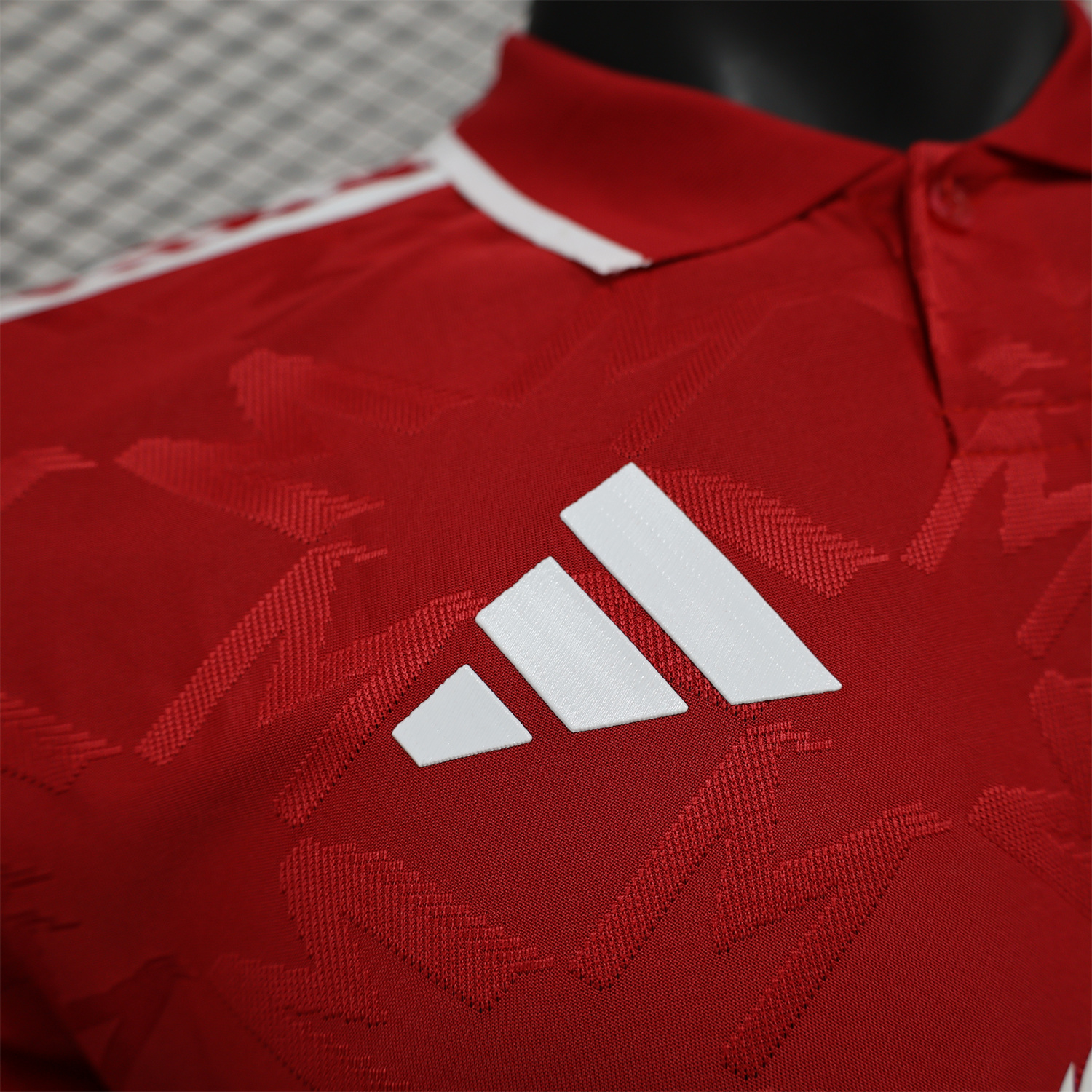 Manchester United 24-25 Red POLO Jersey - Player Version - ReplicasJersey