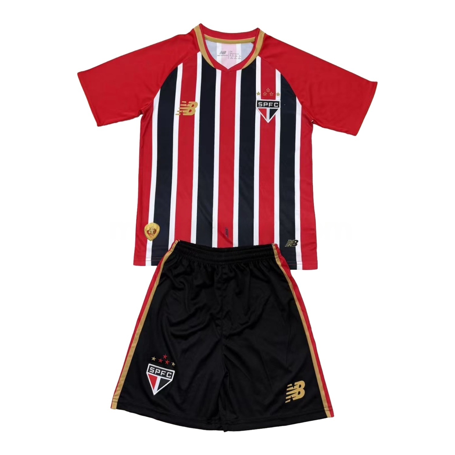 Sao Paulo 25-26 Away Unsponsored Men's Adult Jersey Set - Fans Version - ReplicasJersey