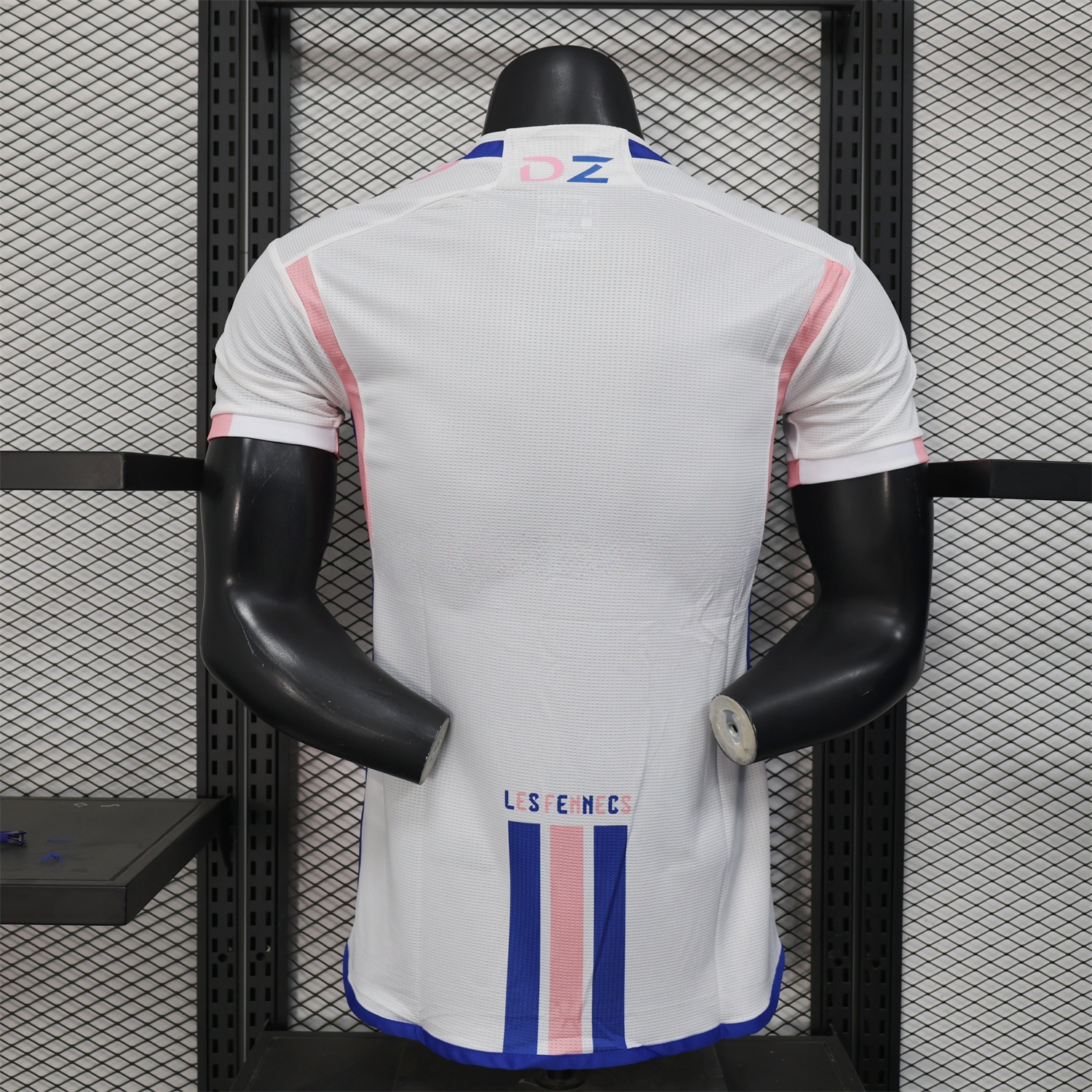 Algeria 25-26 Pink Mountains Silhouette White Jersey - Player Version - ReplicasJersey
