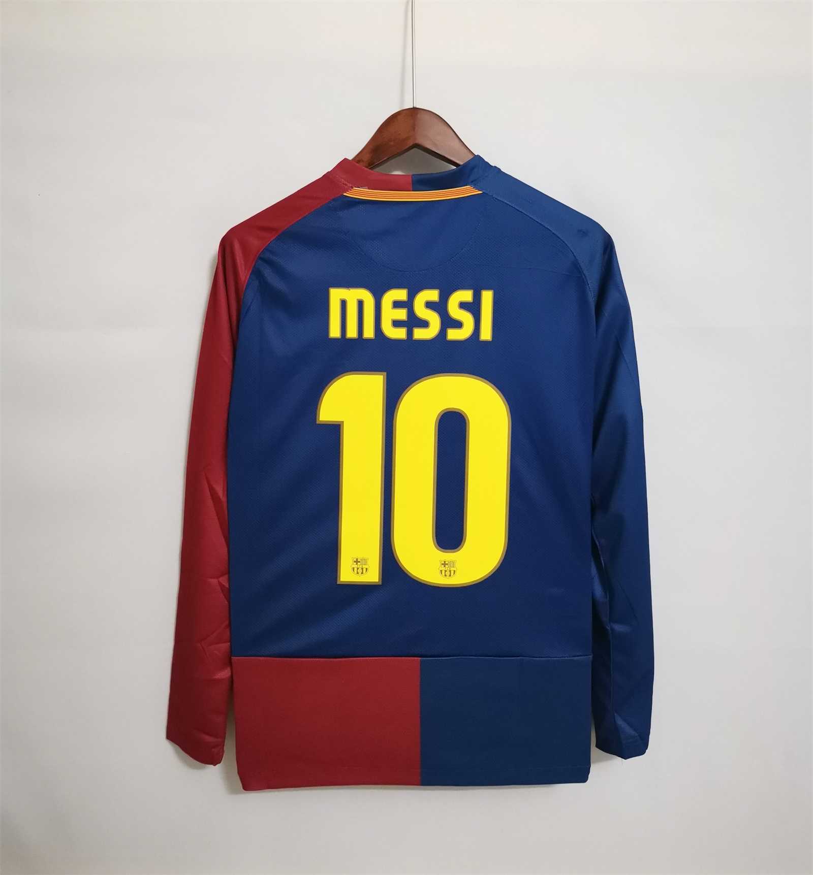 B.A.R.S.A Retro 08-09 Home Long Sleeve Jersey - ReplicasJersey