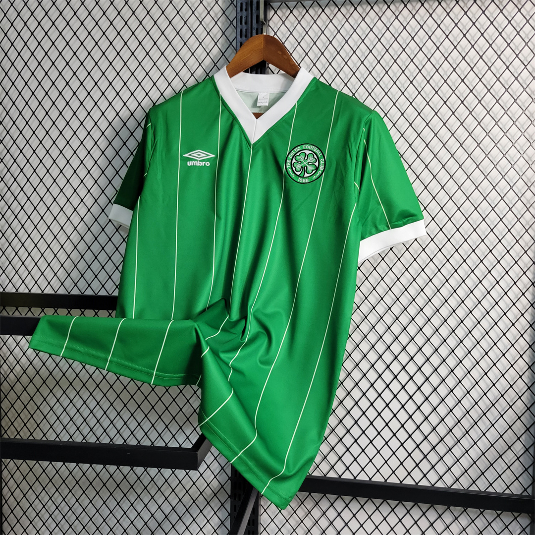 Retro Celtic 1984-86 Home Stadium Jersey - ReplicasJersey