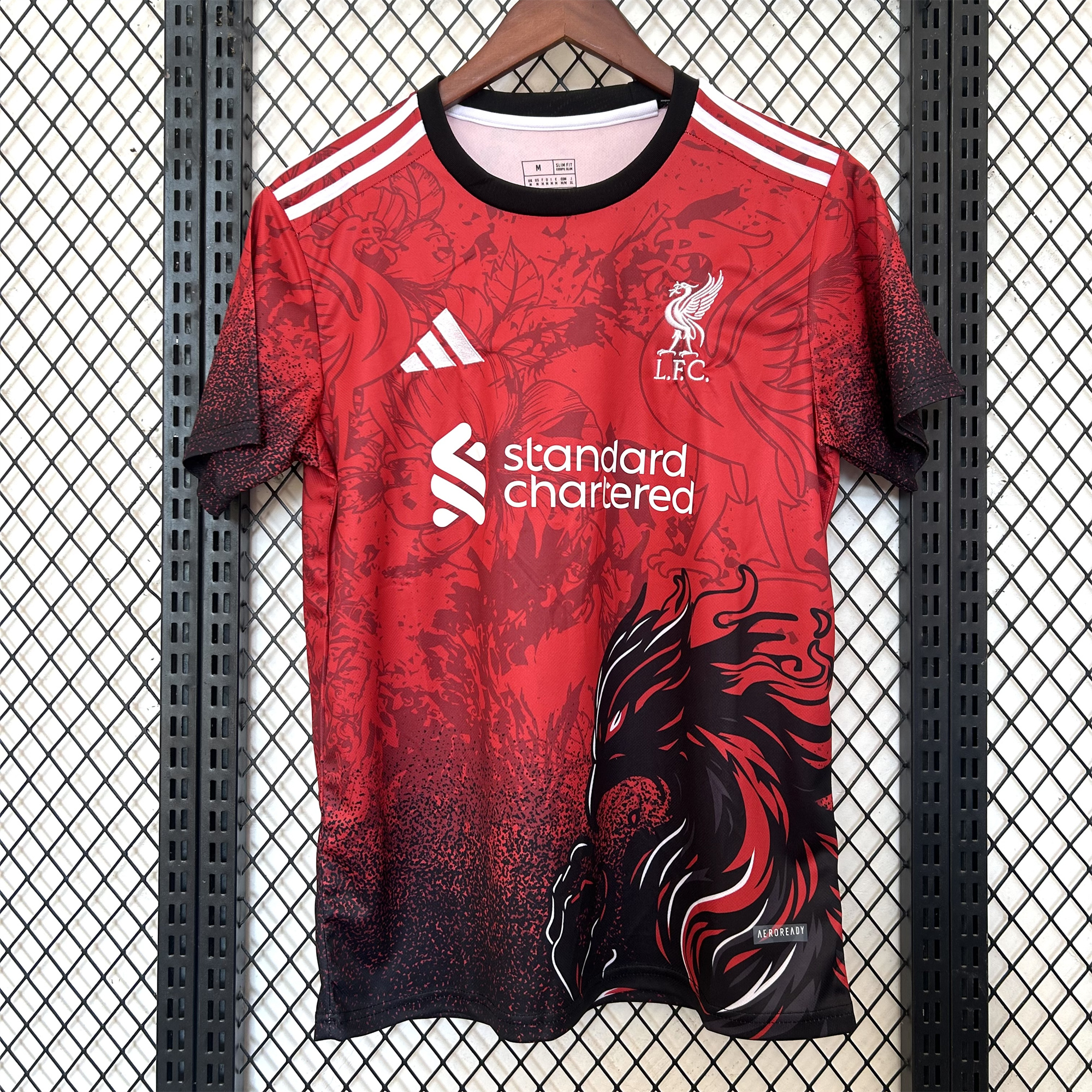 Liver.pool 24-25 Red Fire Phoenix Special Edition Jersey - Fans Version - ReplicasJersey