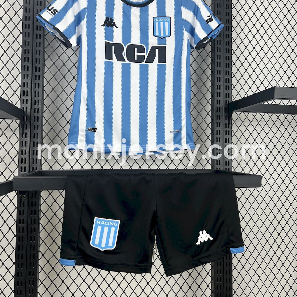 Racing Club de Avellaneda 24-25 Home Kids Kit - ReplicasJersey