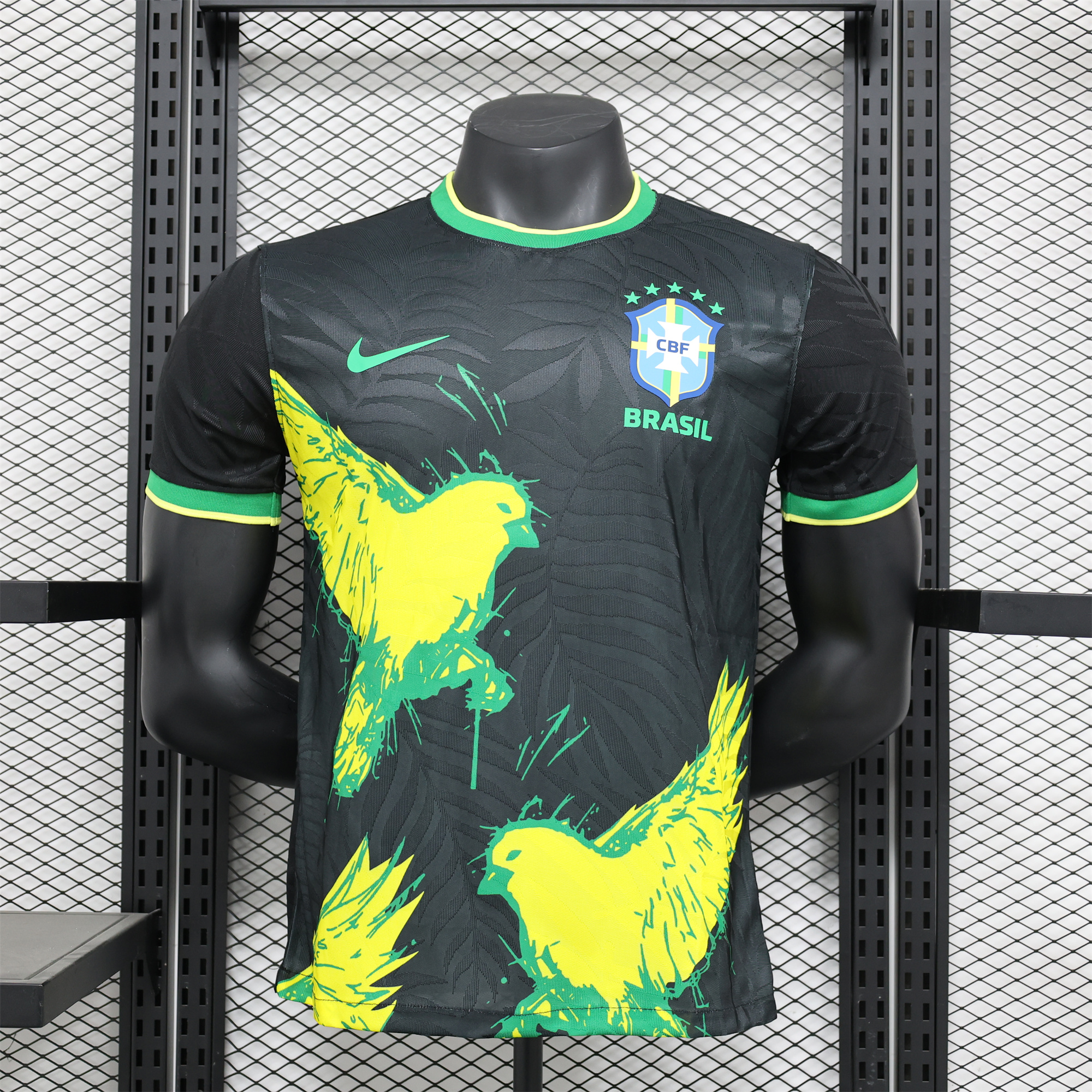 Brazil 2024 Black Dove Special Edition Jersey - Player Version - ReplicasJersey