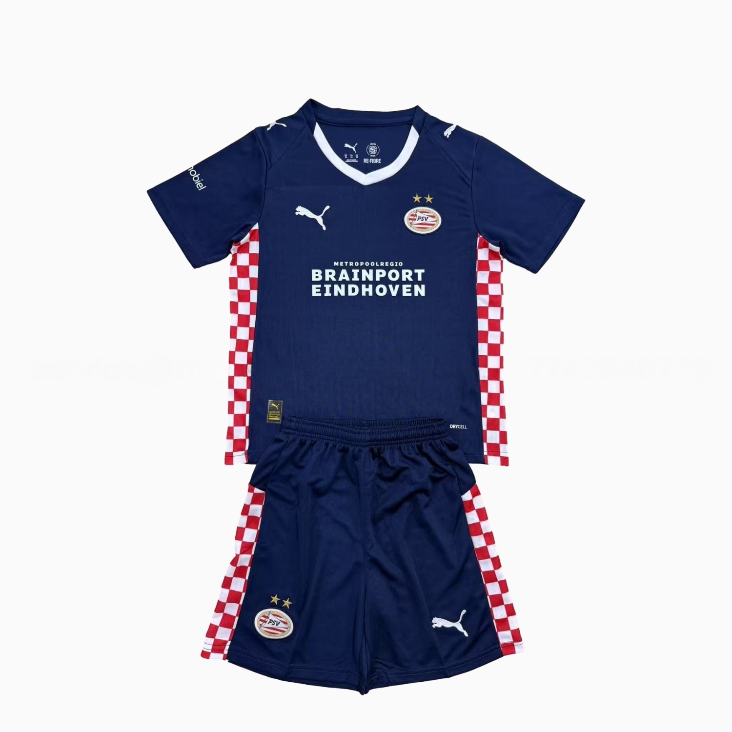 PSV Eindhoven 25-26 Away Men's Adult Jersey Set - Fans Version - ReplicasJersey