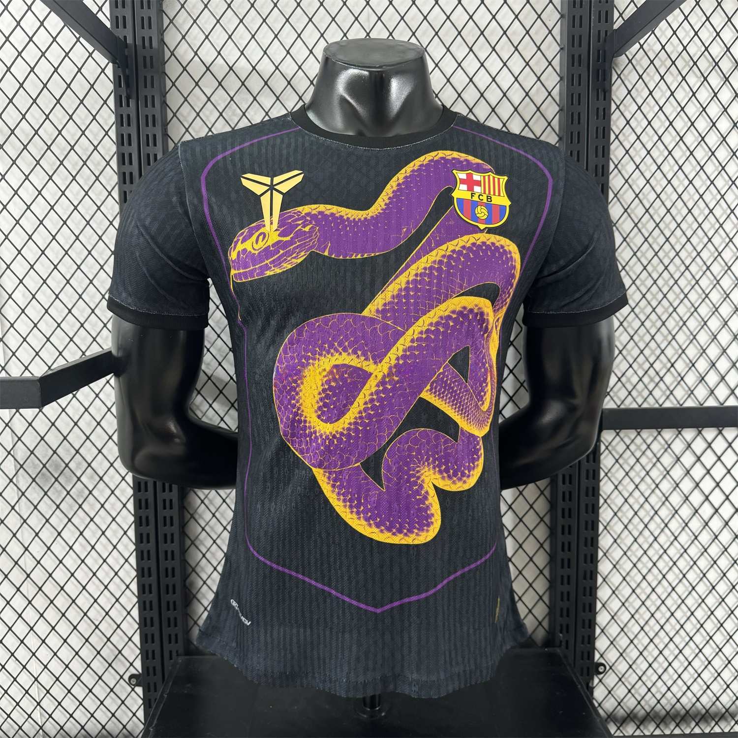 B.A.R.S.A 25-26 Purple Mamba Snake Black Special Jersey - Player Version - ReplicasJersey