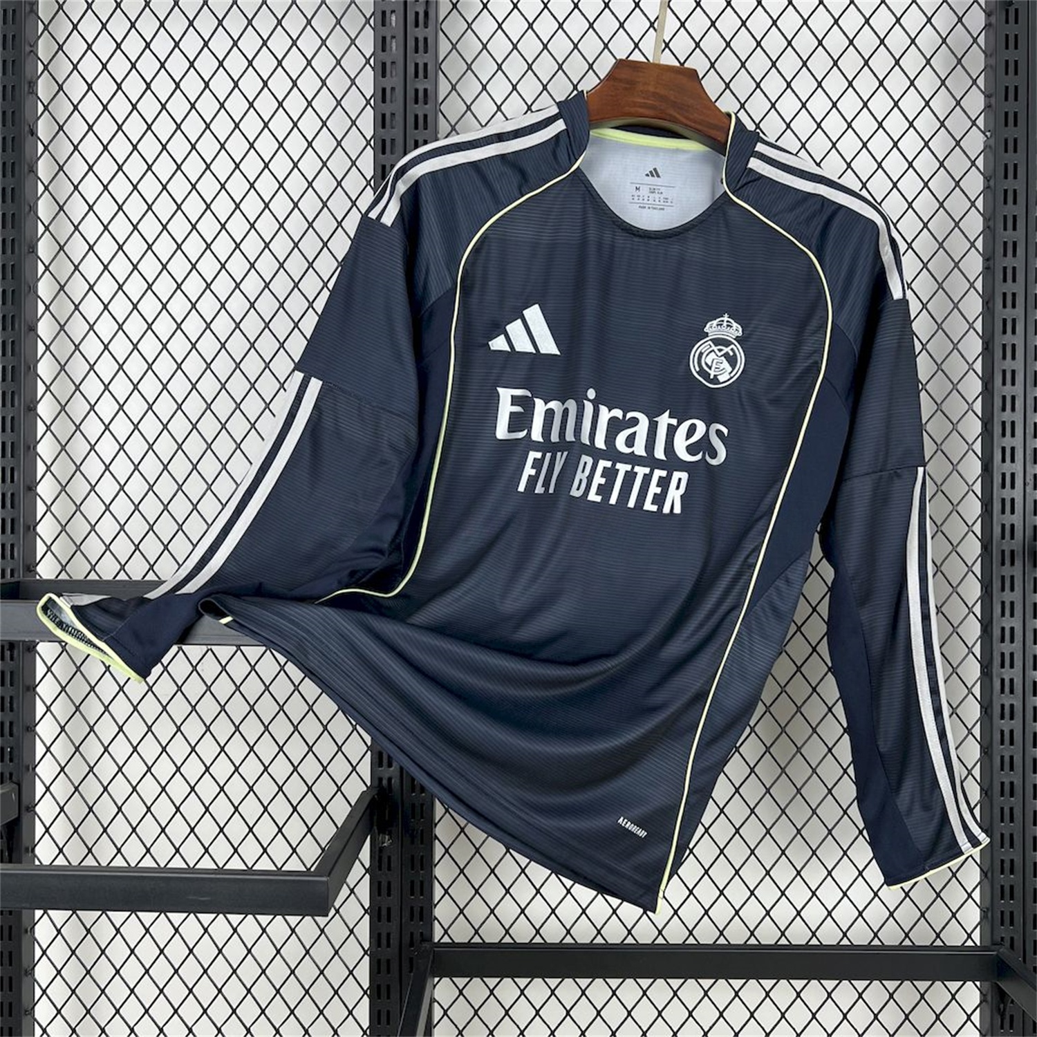 Real Madrid 25-26 Away Long Sleeves Jersey - Fans Version - ReplicasJersey
