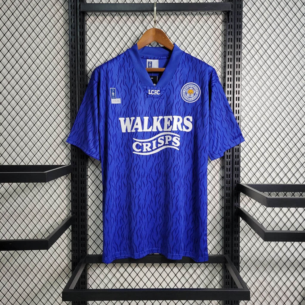 Retro Leicester City 1992-94 Home Jersey - ReplicasJersey
