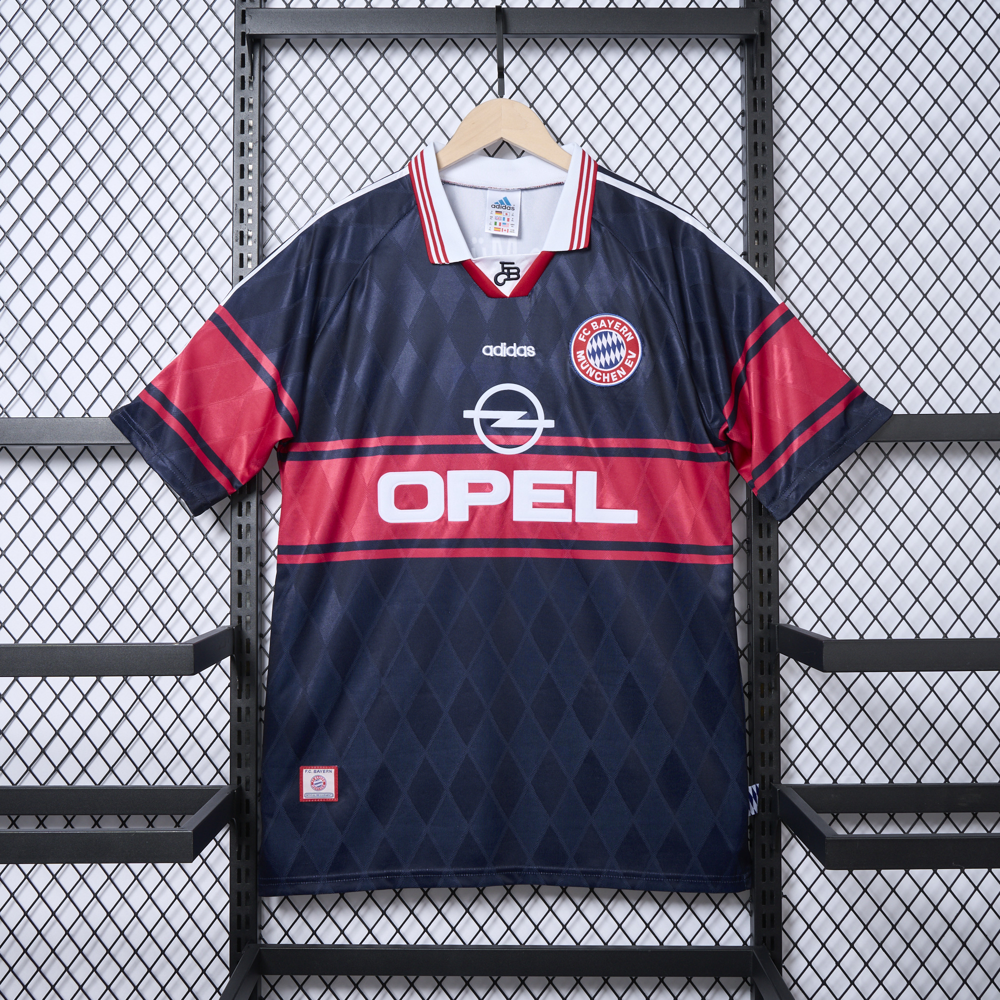 Retro Bayern Munich 1997-99 Home Stadium Jersey - ReplicasJersey