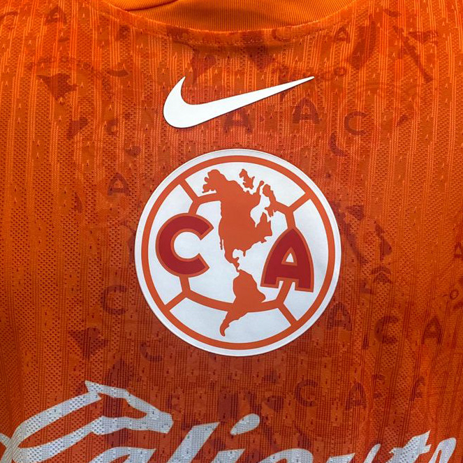 Club América 24-25 Orange Goalkeeper Jersey - Player Version - ReplicasJersey
