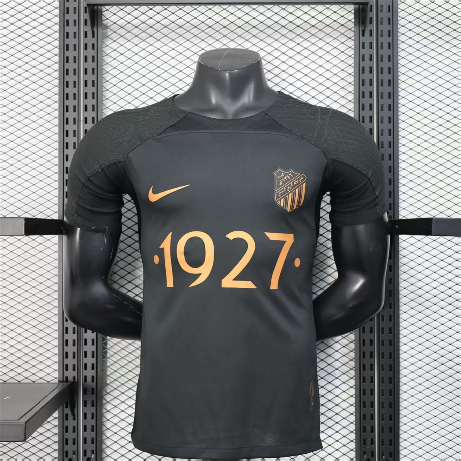 Al Ittihad Jeddah United 25-26 Golden 1927 Anniversary Black Jersey - Player Version - ReplicasJersey