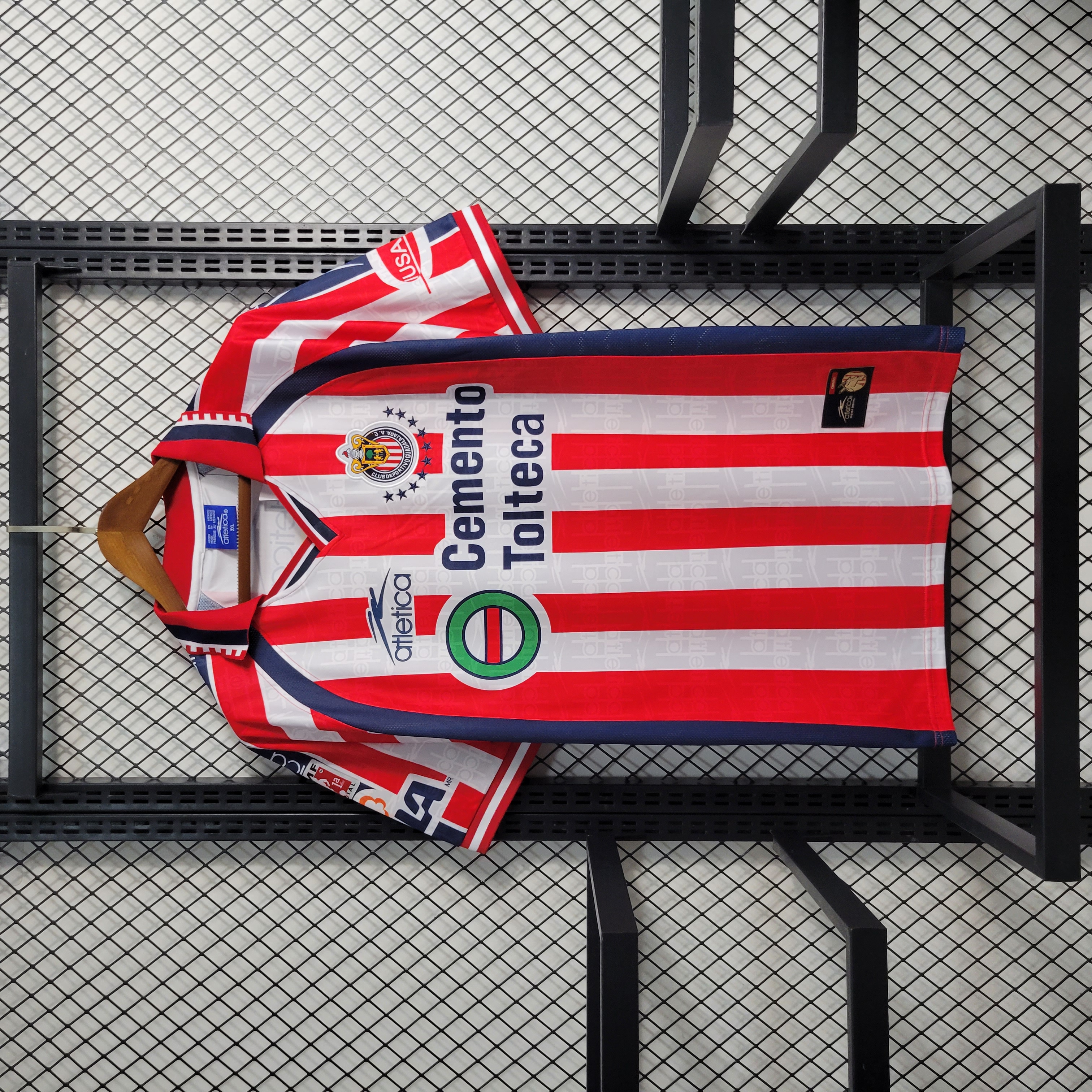 Retro Chivas de Guadalajara 99-00 Home Stadium Jersey - ReplicasJersey