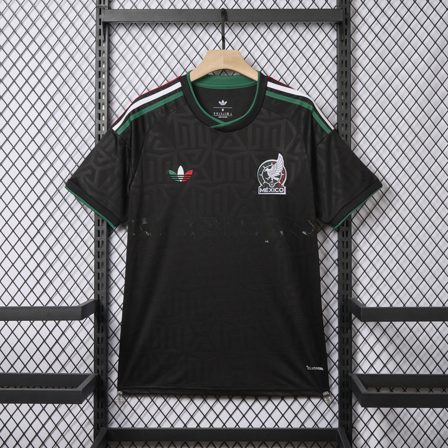 Mexico 25-26 Thire Colors Trefoil Black Special Jersey - Fans Version - ReplicasJersey