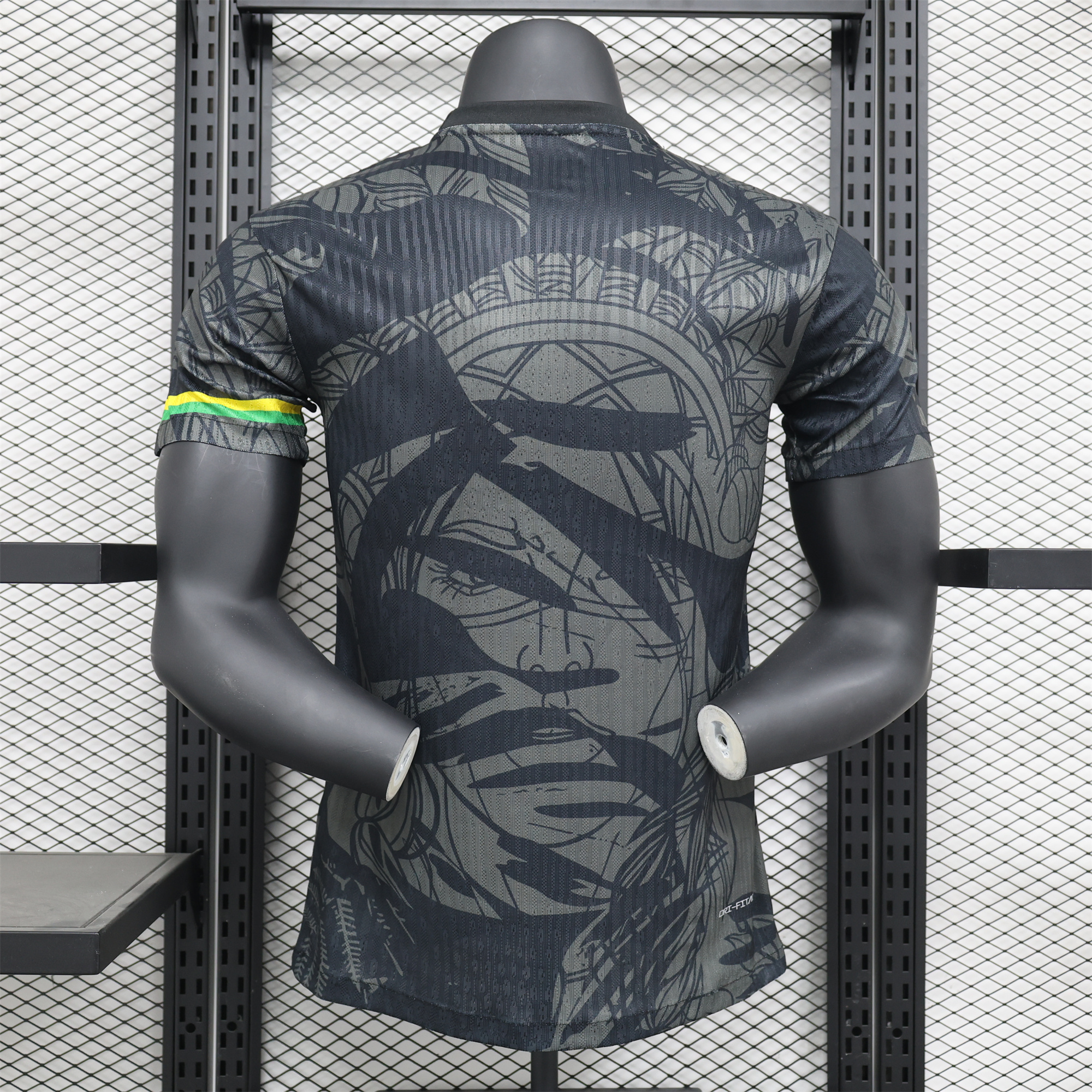 Brazil 2024 Black Face Graffiti Jersey - Player Version - ReplicasJersey