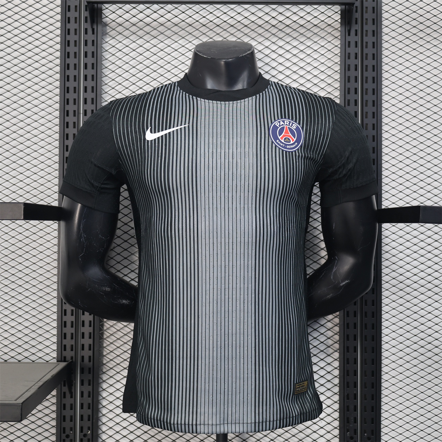 Paris Saint-Germain PSG 25-26 Black GK Goalkeeper Unsponsored Jersey - Player Version - ReplicasJersey
