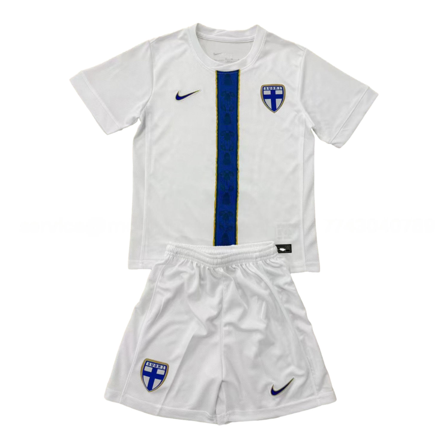 Finland 25-26 Home Men's Adult Jersey Set - Fans Version - ReplicasJersey
