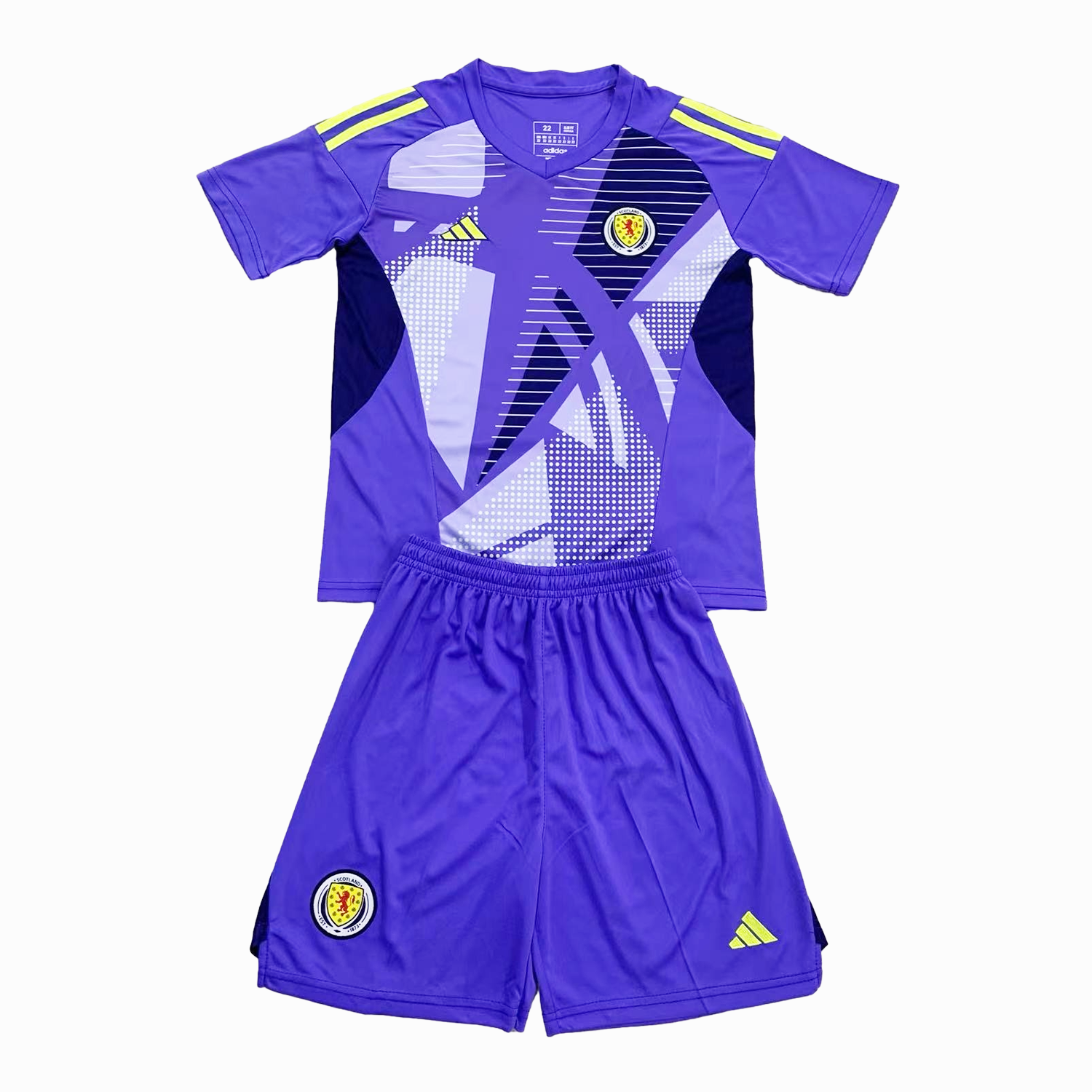 S-c-o.t l.a-n.d 2024 Goalkeeper Kids Kit - Purple - ReplicasJersey