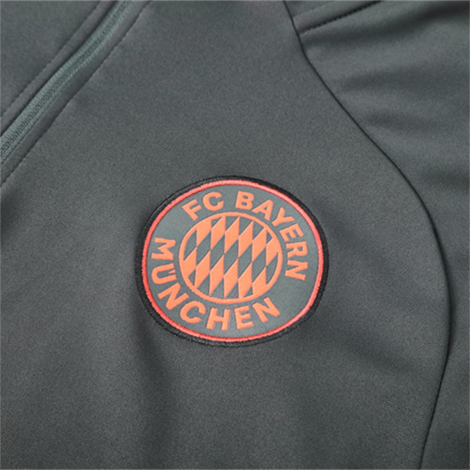 Bayern Munich 25-26 Kids Long Sleeves Training Set - Dark Grey Top & Pants - ReplicasJersey
