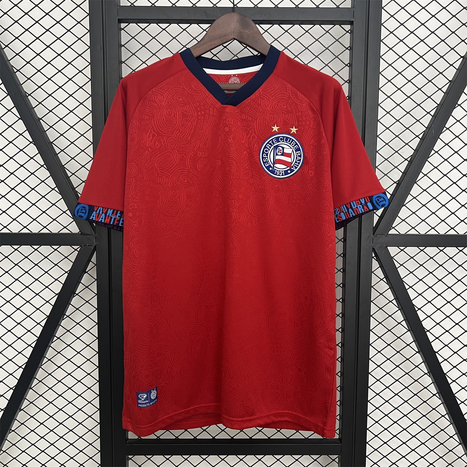 Bahia 25-26 Goalkeeper Red Jersey - Fans Version - ReplicasJersey