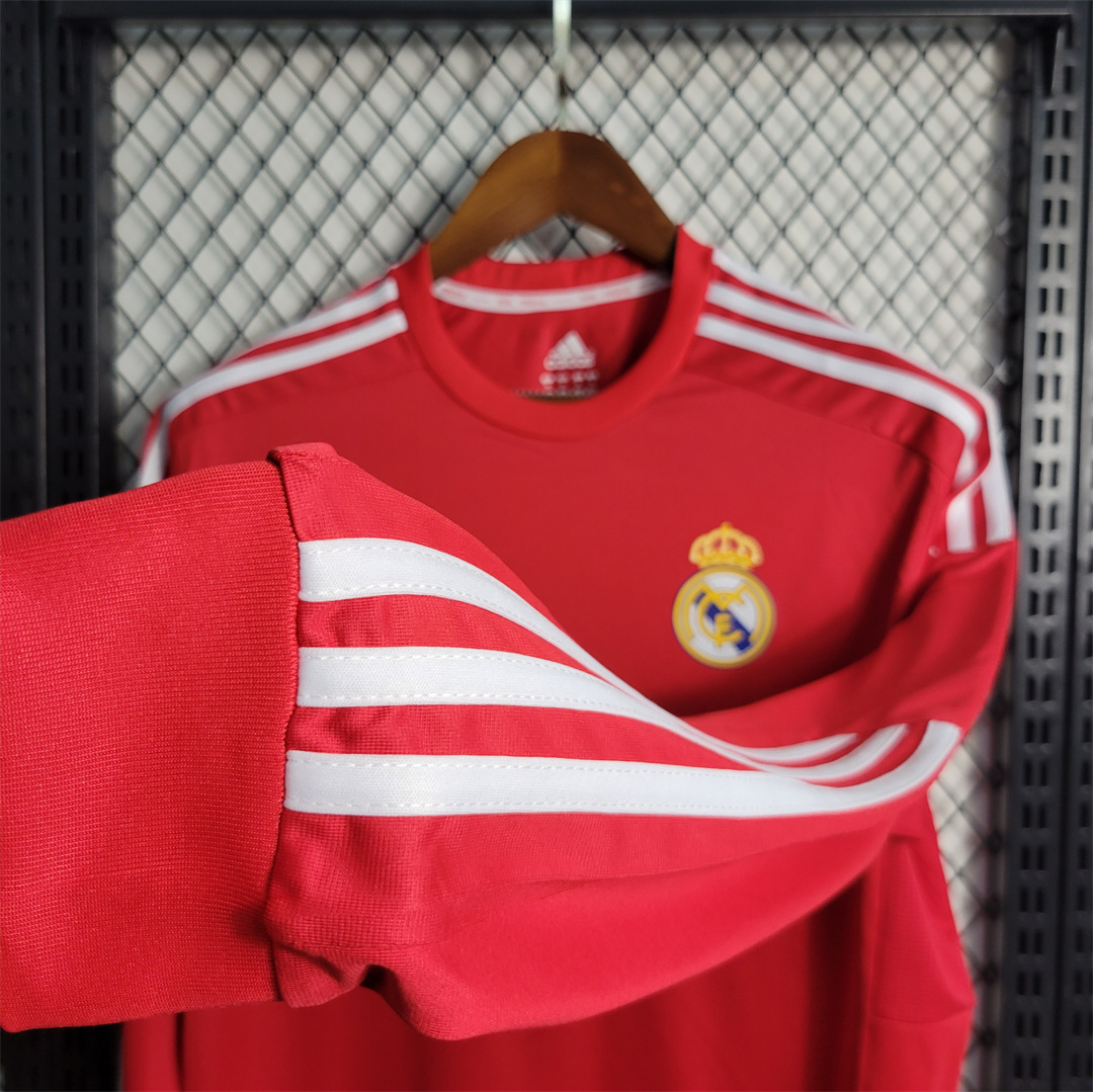 Retro Real Madrid 11-12 Third Away Long Sleeve Jersey - ReplicasJersey