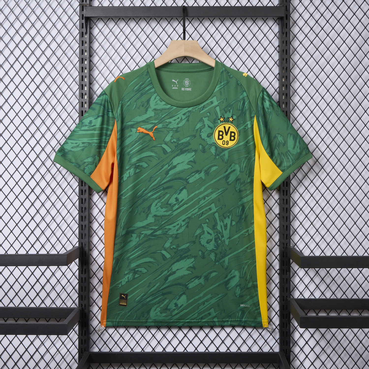 Dortmund 25-26 Green Goalkeeper Unsponsored Jersey - Fans Version - ReplicasJersey