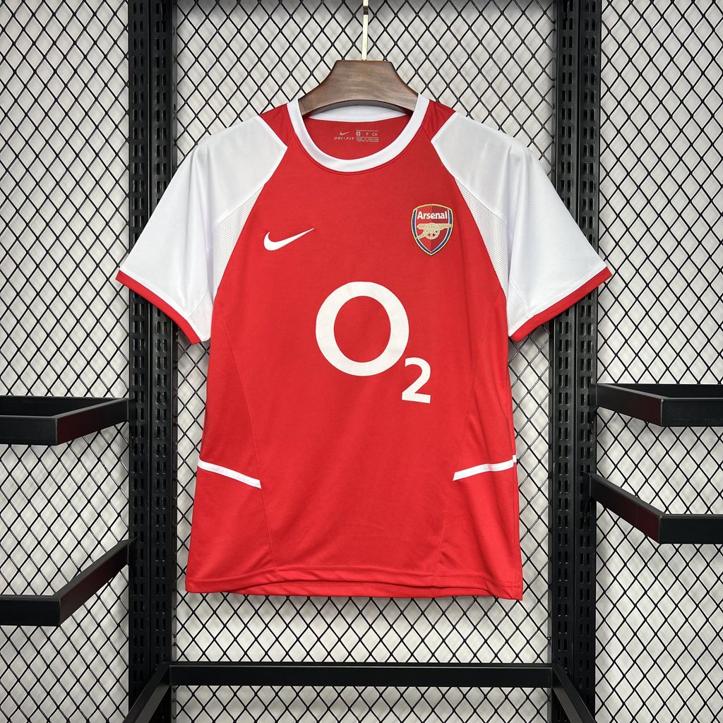 Retro Arsenal 02-04 Home Stadium Jersey - ReplicasJersey