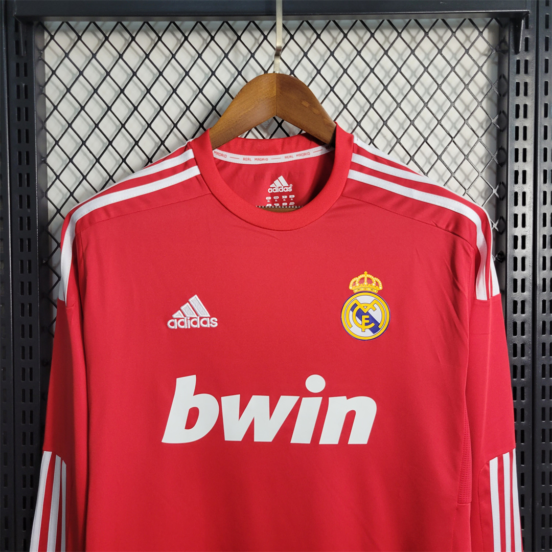 Retro Real Madrid 11-12 Third Away Long Sleeve Jersey - ReplicasJersey