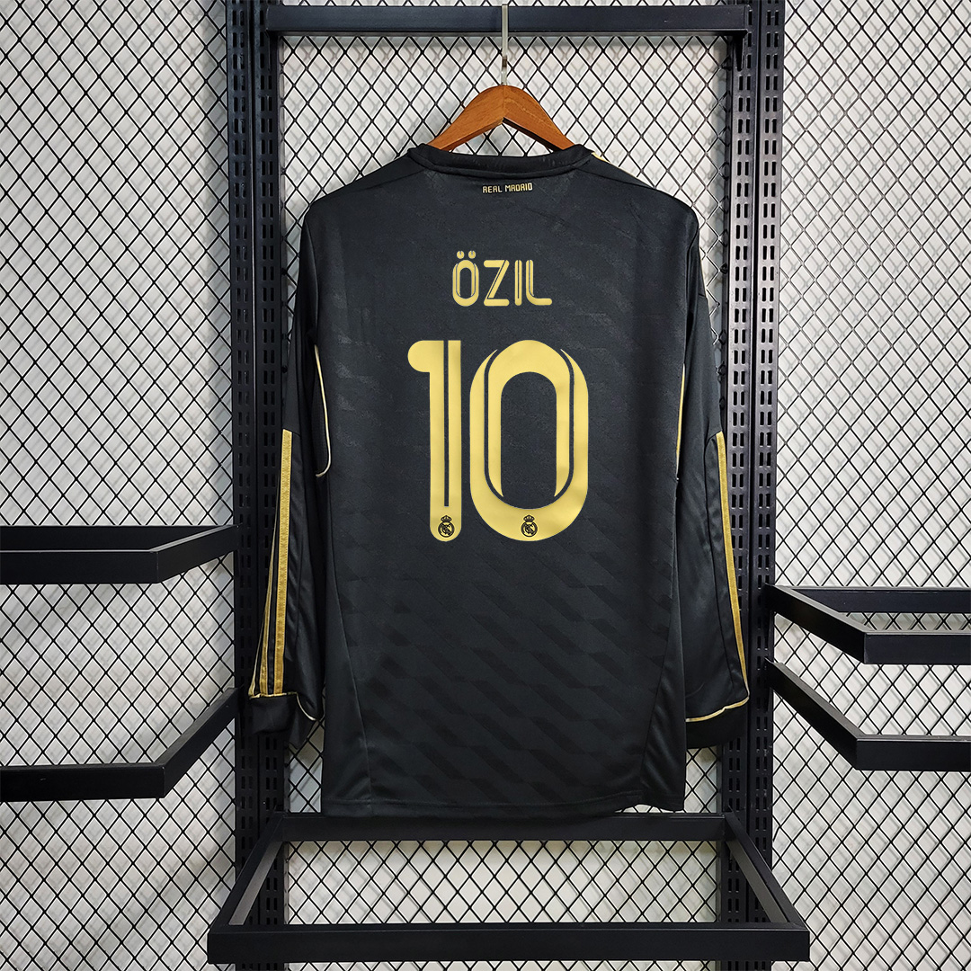 Retro Real Madrid 11-12 Away Long Sleeve Jersey - ReplicasJersey