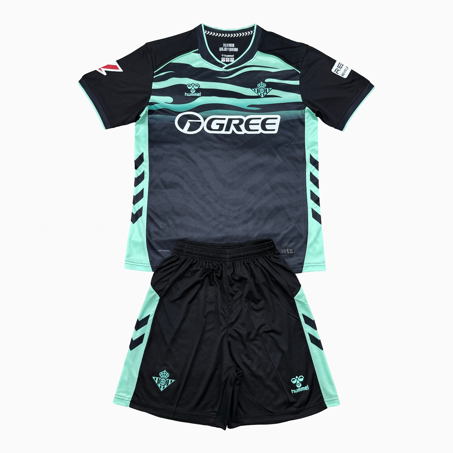 Real Betis 25-26 Third Men's Adult Jersey Set - Fans Version - ReplicasJersey