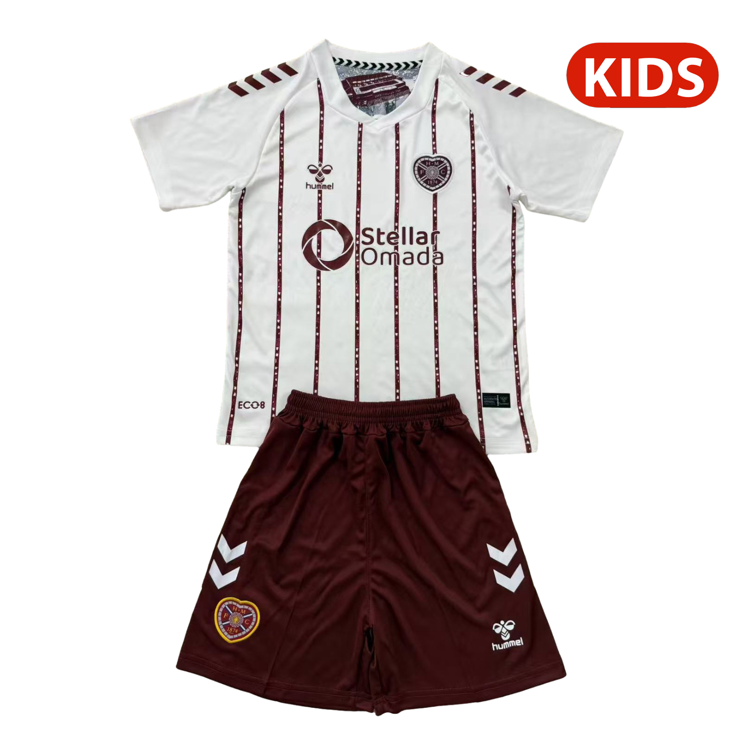 Hearts Heart of Midlothian 25-26 Away Kids Kit - ReplicasJersey