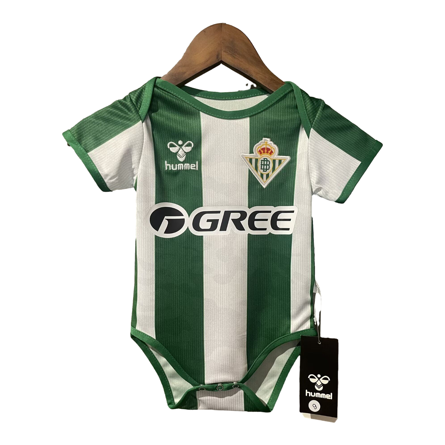 Real Betis 25-26 Home Baby Crawling Suit - ReplicasJersey