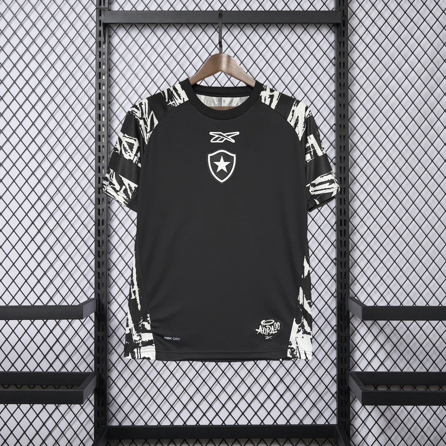 Botafogo 25-26 Black Pre-Match Jersey - Fans Version - ReplicasJersey