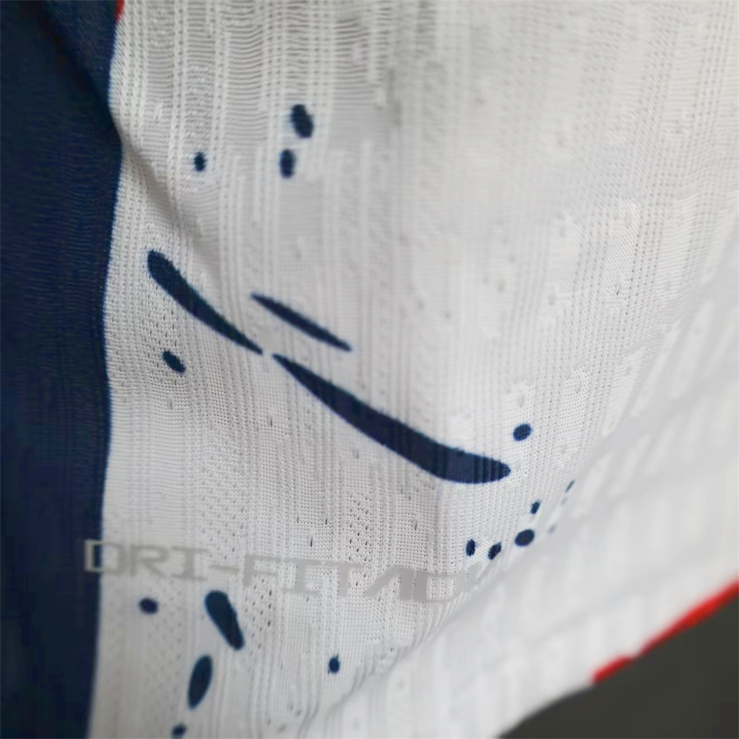 Paris Saint-Germain PSG 25-26 Red And Blue Lines White Special Jersey - Player Version - ReplicasJersey
