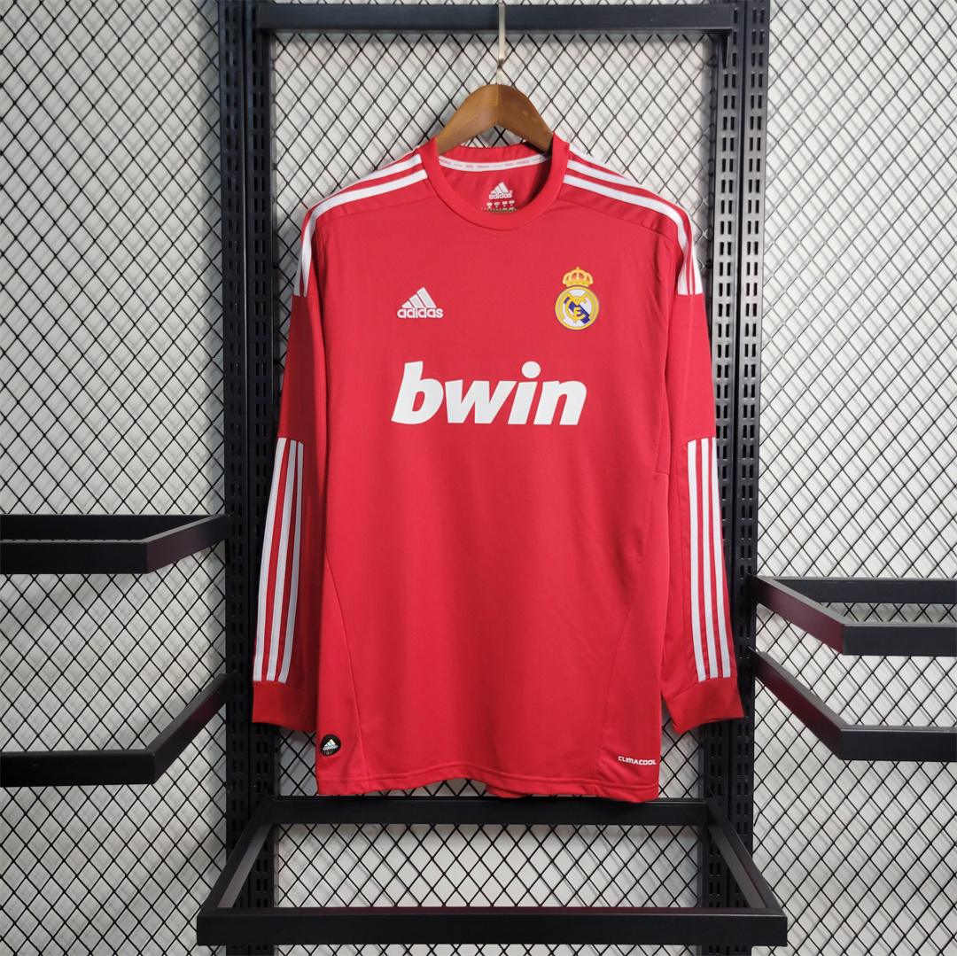 Retro Real Madrid 11-12 Third Away Long Sleeve Jersey - ReplicasJersey